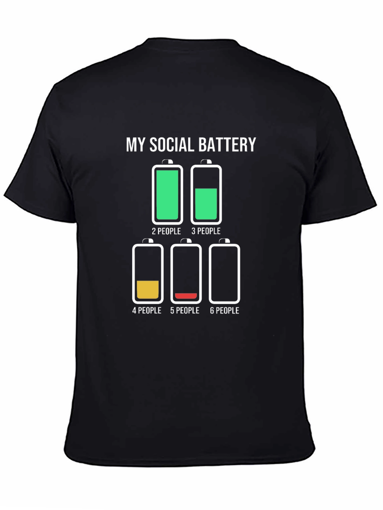 My Social Battery T-Shirt Funny Introvert Tee