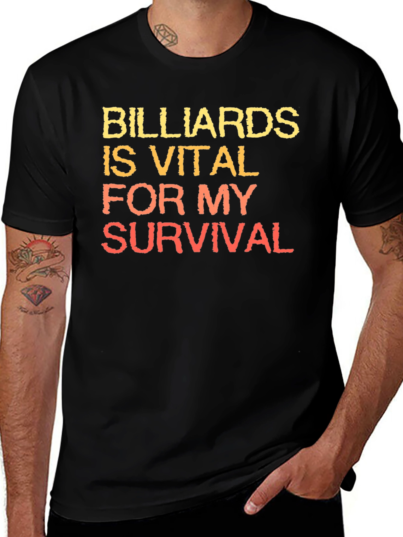 Billiards is Vital for My Survival T-Shirt