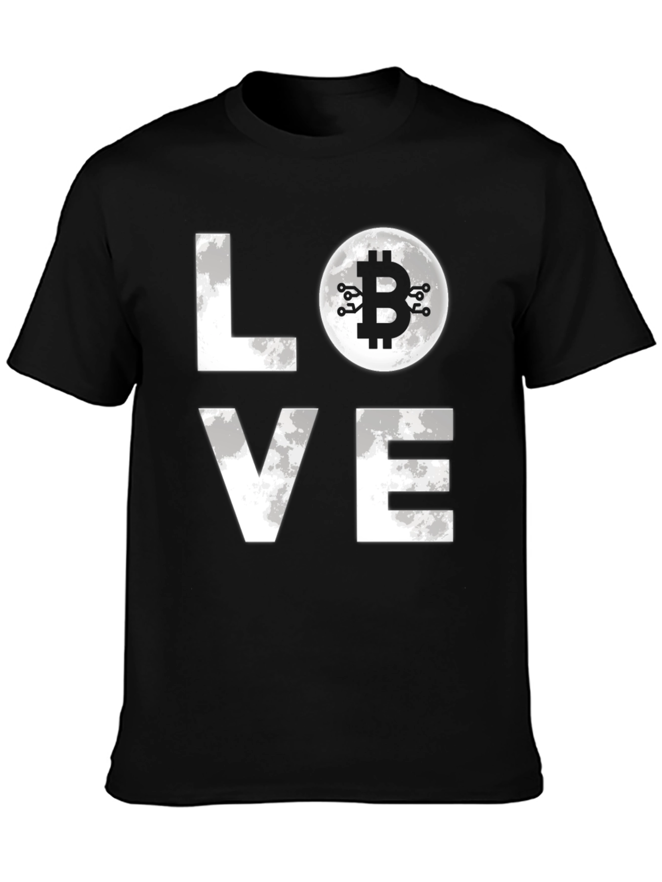 I Love Bitcoin Black T-Shirt