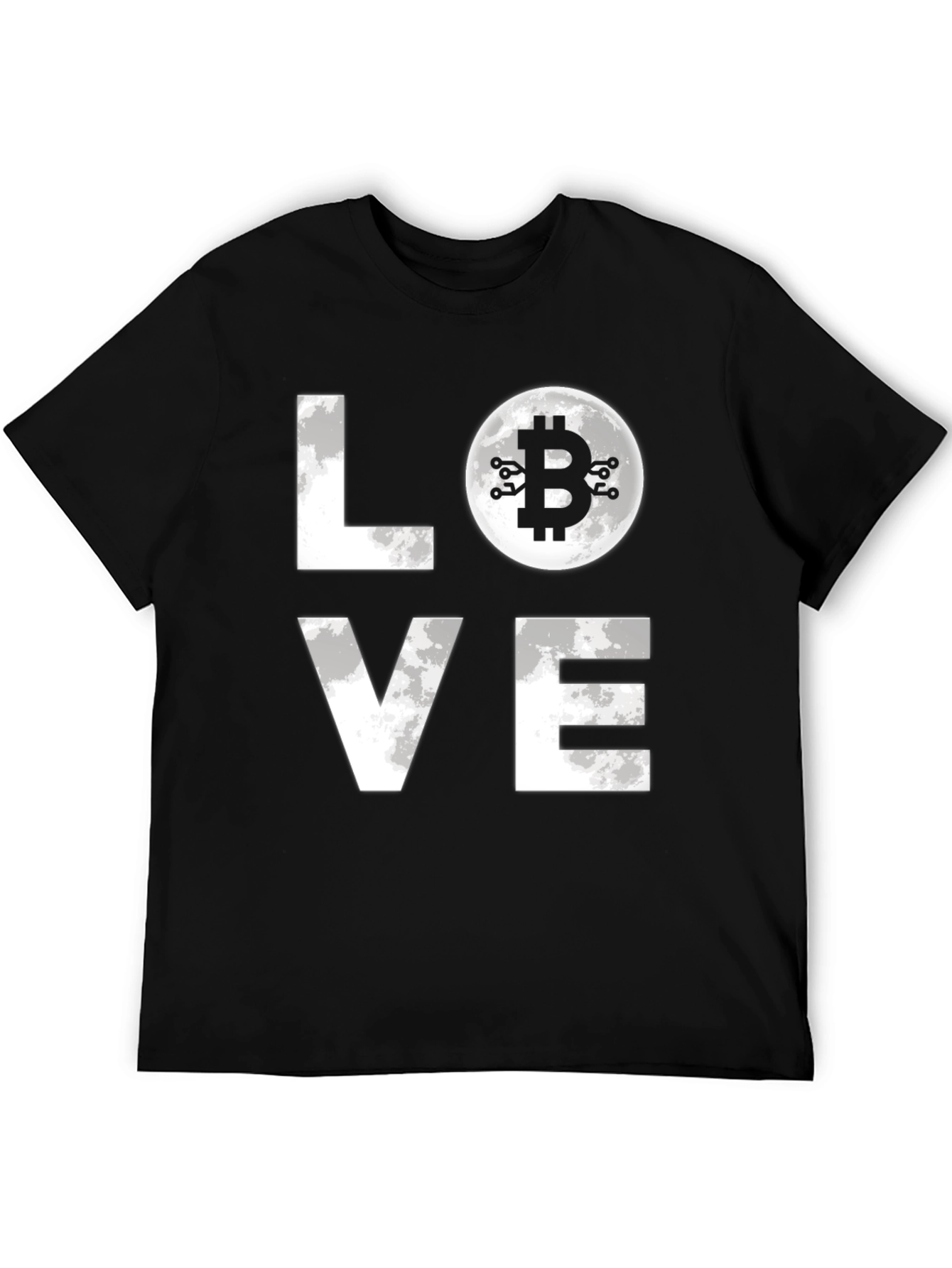 I Love Bitcoin Black T-Shirt