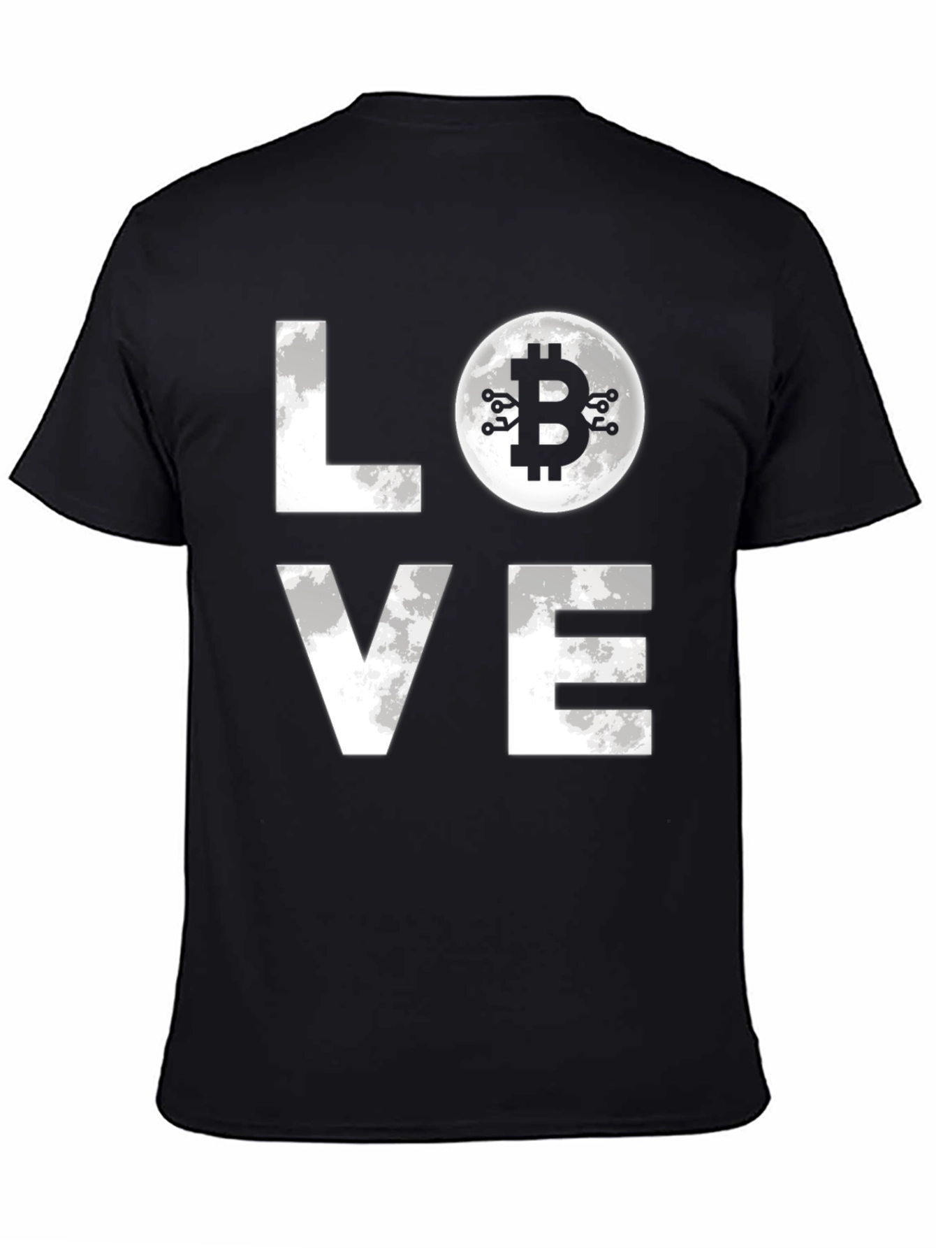I Love Bitcoin Black T-Shirt