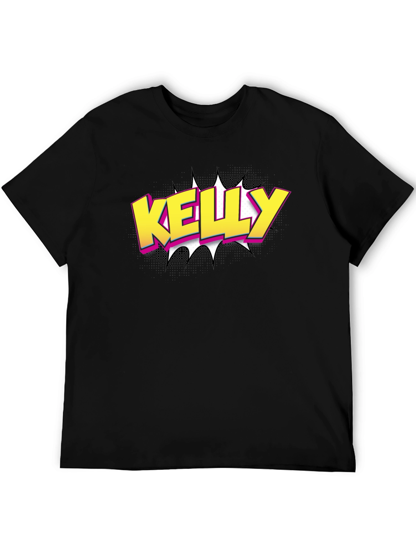 Kelly Graphic T-Shirt - Black Cotton Tee