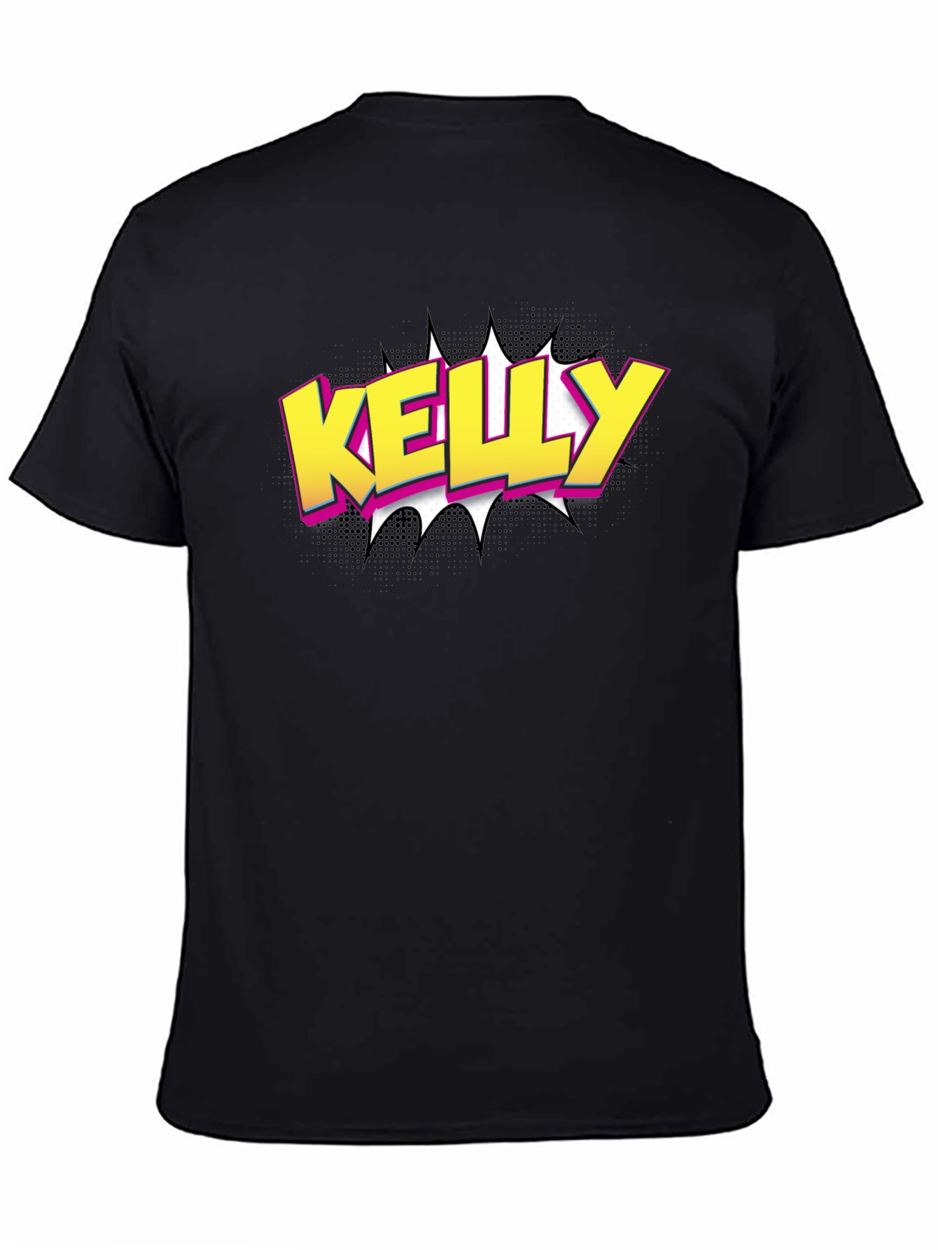 Kelly Graphic T-Shirt - Black Cotton Tee