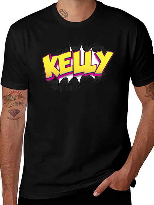 Kelly Graphic T-Shirt - Black Cotton Tee
