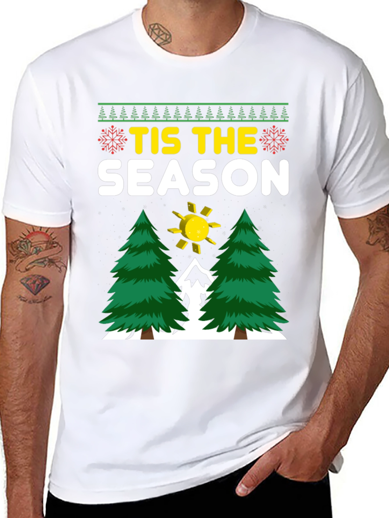 Tis The Season Holiday Graphic Tee