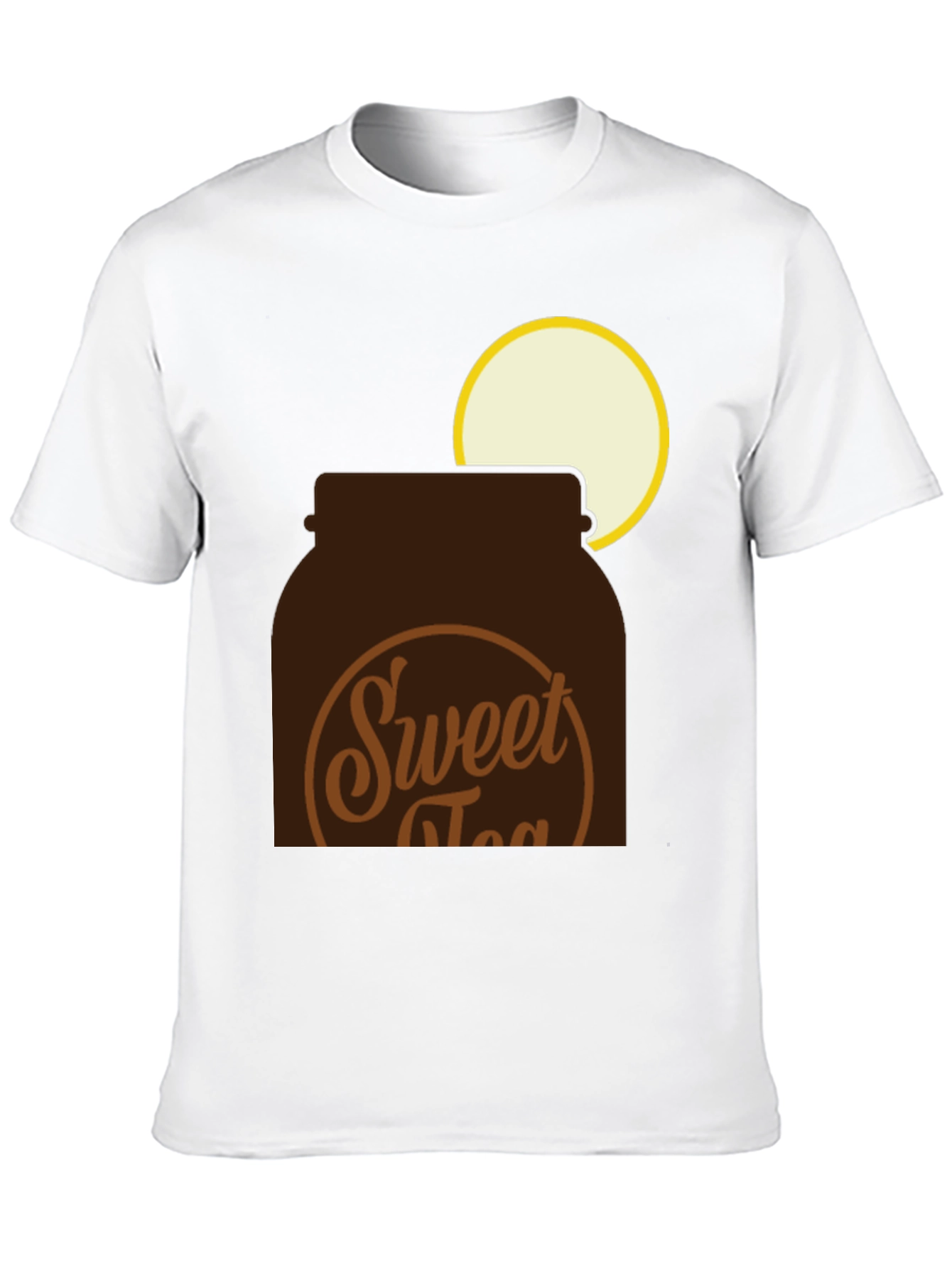 Sweet Tea Jar Graphic Tee - Black Cotton T-Shirt