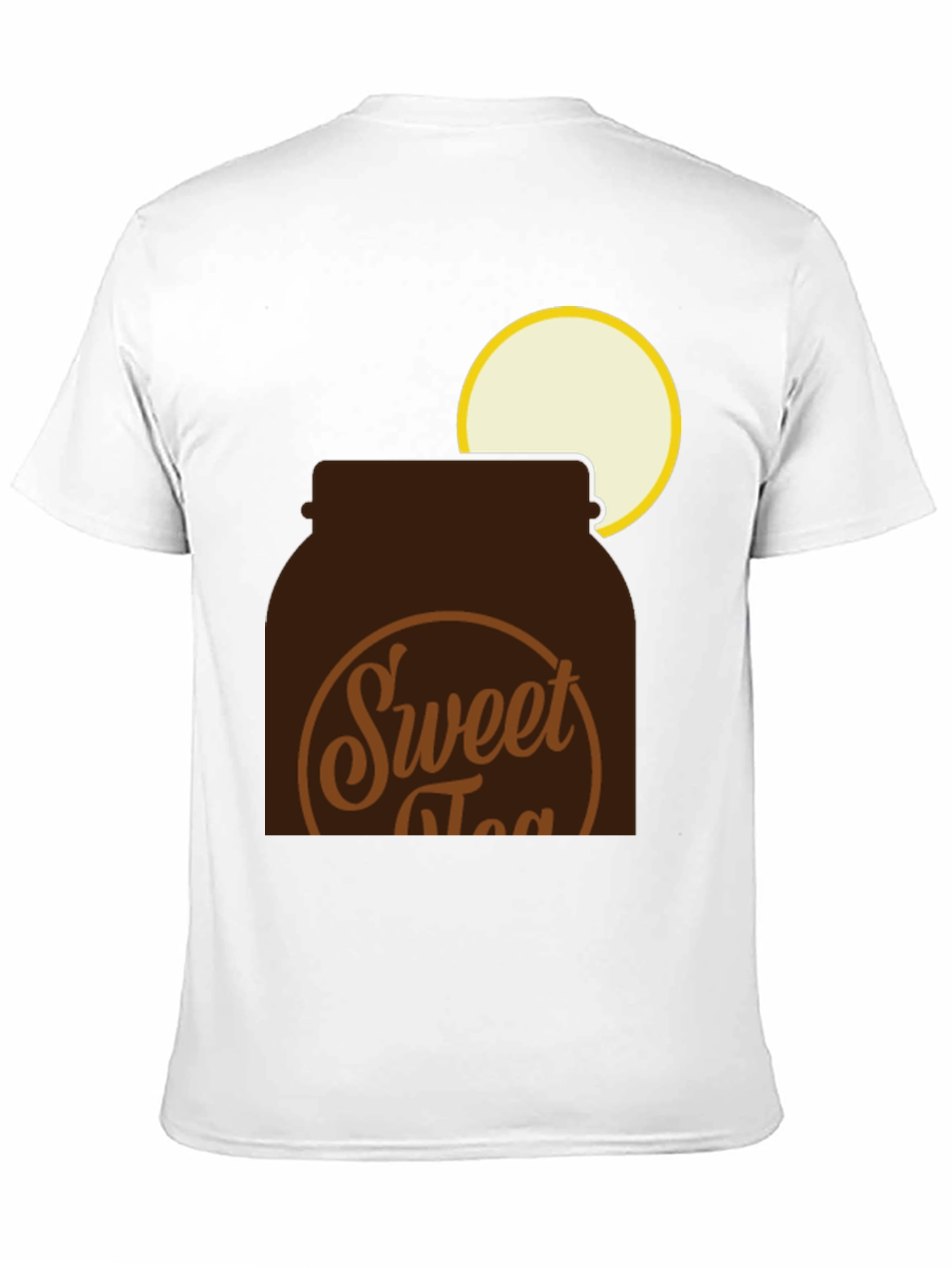 Sweet Tea Jar Graphic Tee - Black Cotton T-Shirt