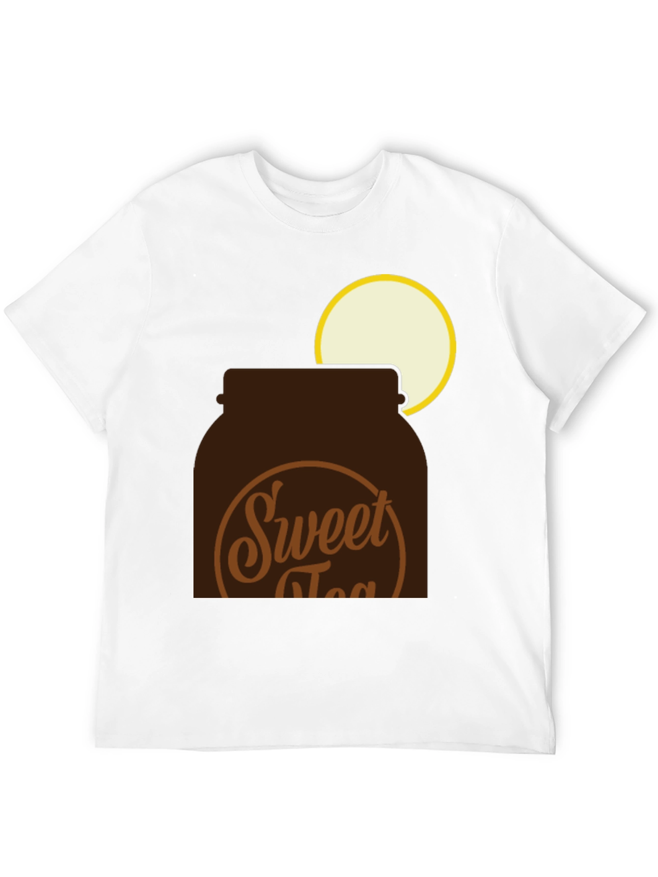 Sweet Tea Jar Graphic Tee - Black Cotton T-Shirt