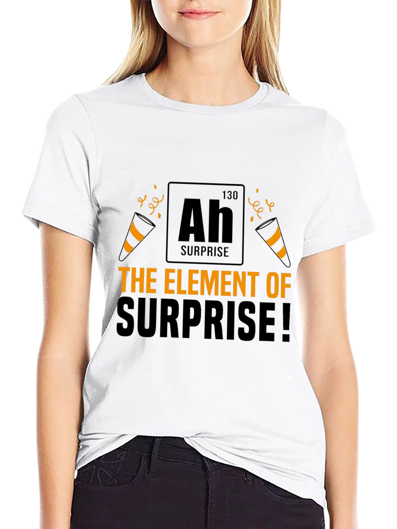 The Element of Surprise Black T-Shirt