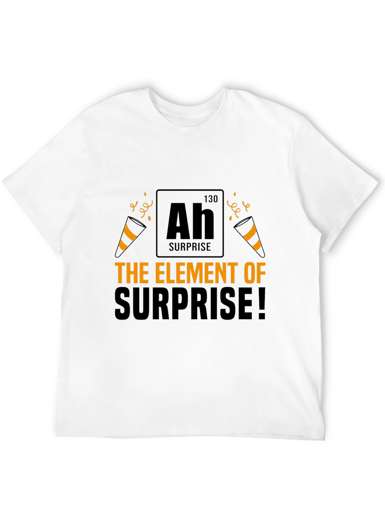 The Element of Surprise Black T-Shirt