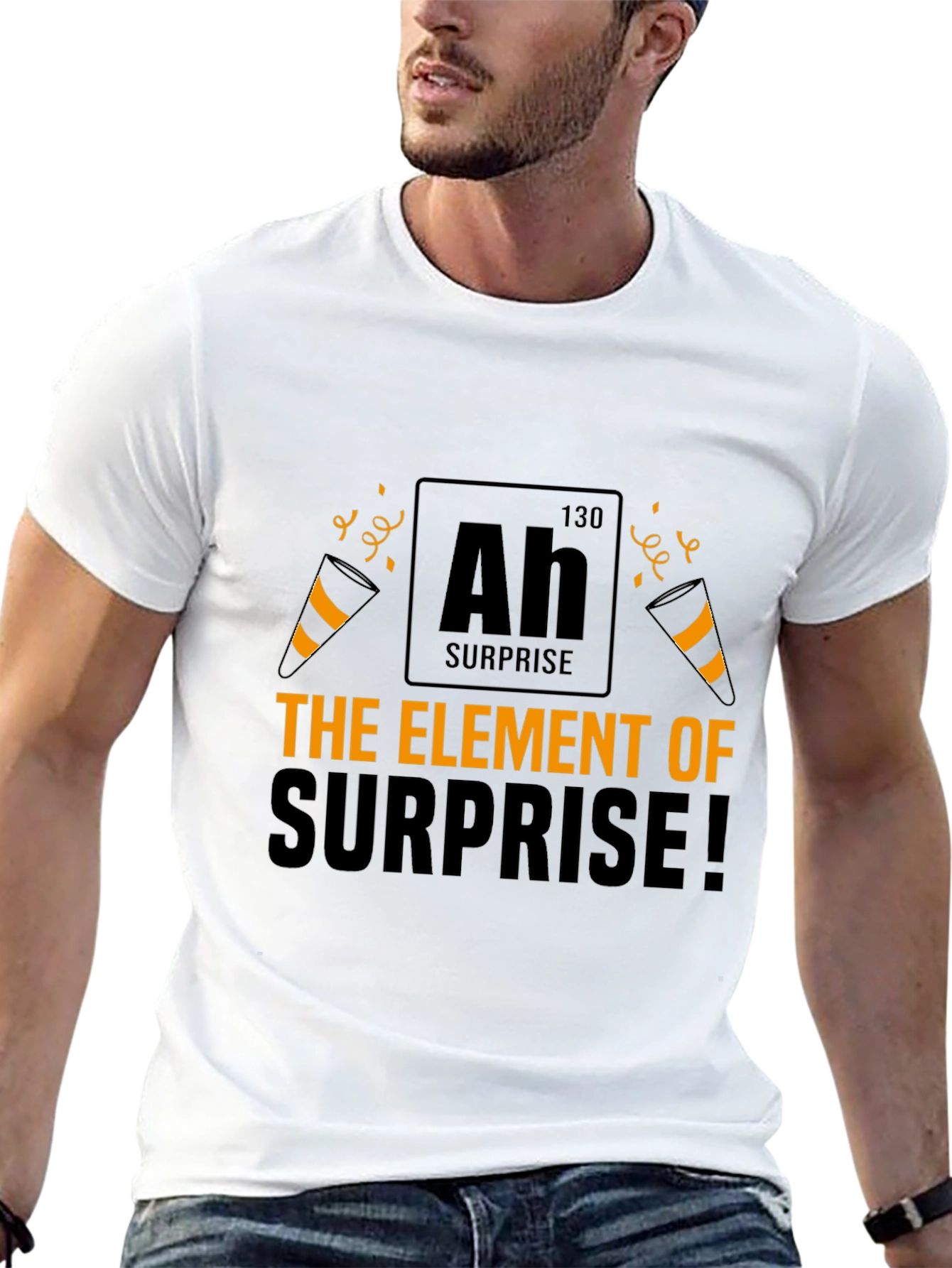 The Element of Surprise Black T-Shirt