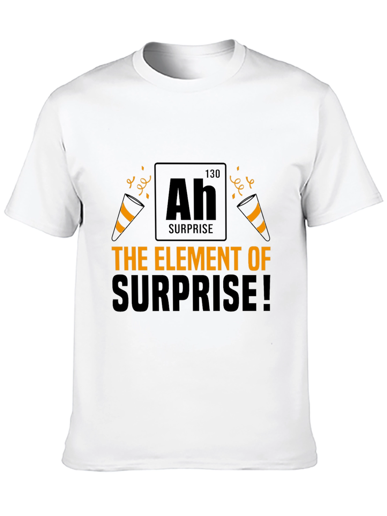 The Element of Surprise Black T-Shirt