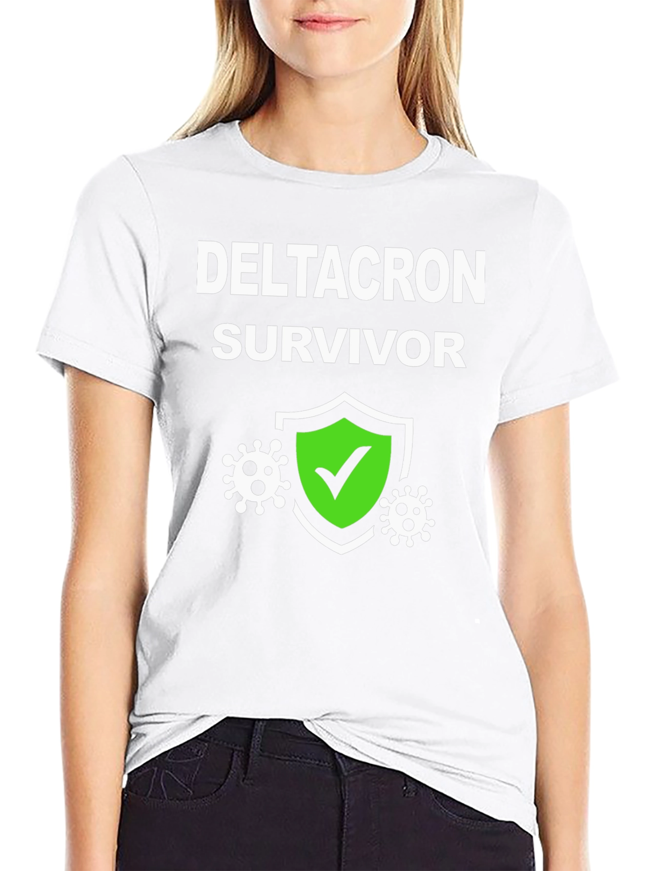 Deltacron Survivor T-Shirt Novelty Graphic Tee