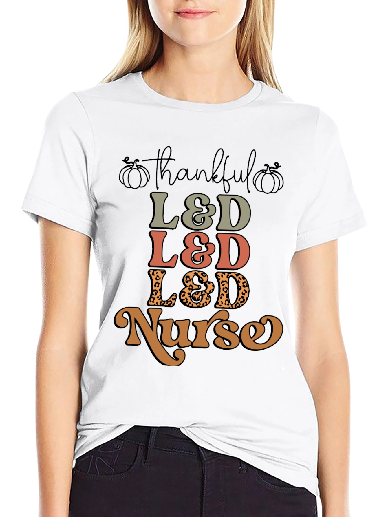 Thankful L&D Nurse T-Shirt - Fall Edition