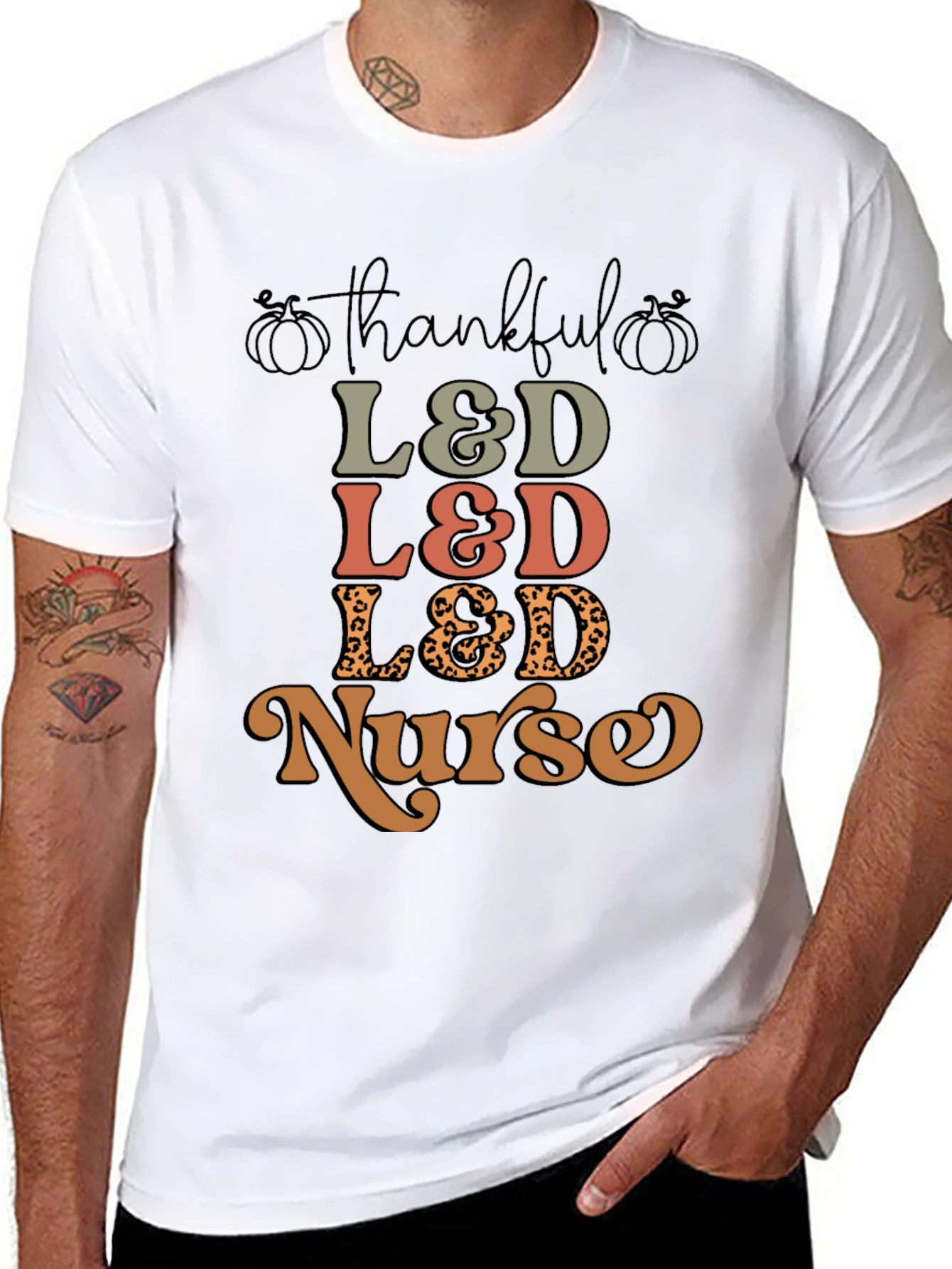 Thankful L&D Nurse T-Shirt - Fall Edition