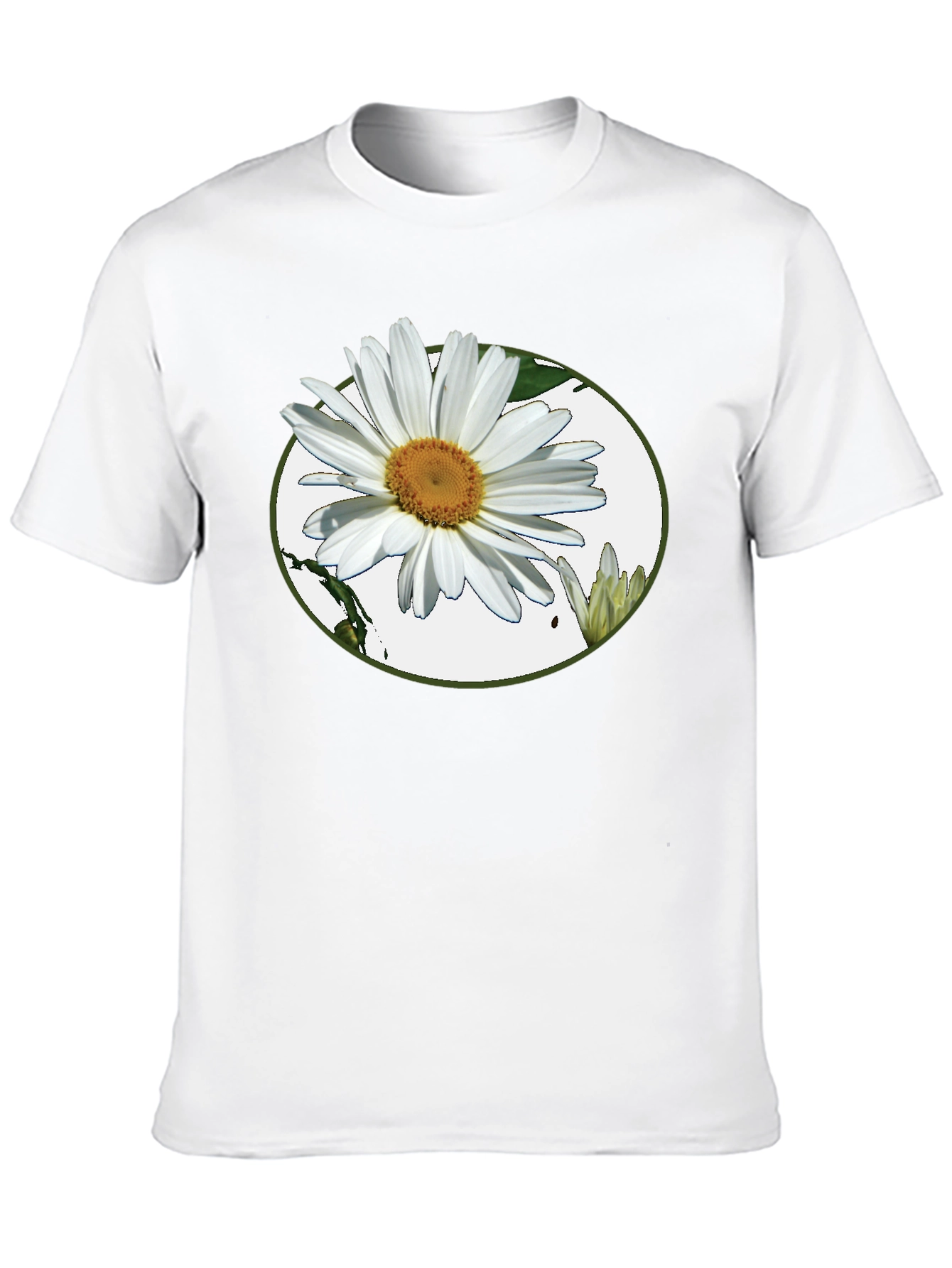 Daisy Graphic Tee - Casual Black T-Shirt