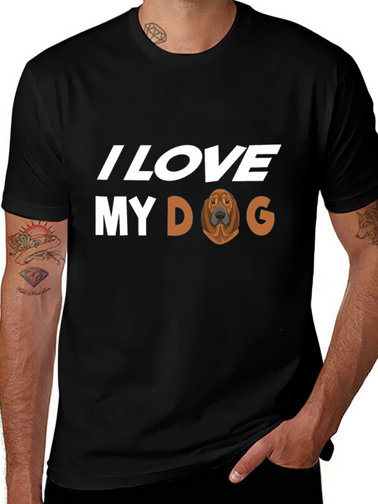 I Love My Dog T-Shirt Dog Breed Tee