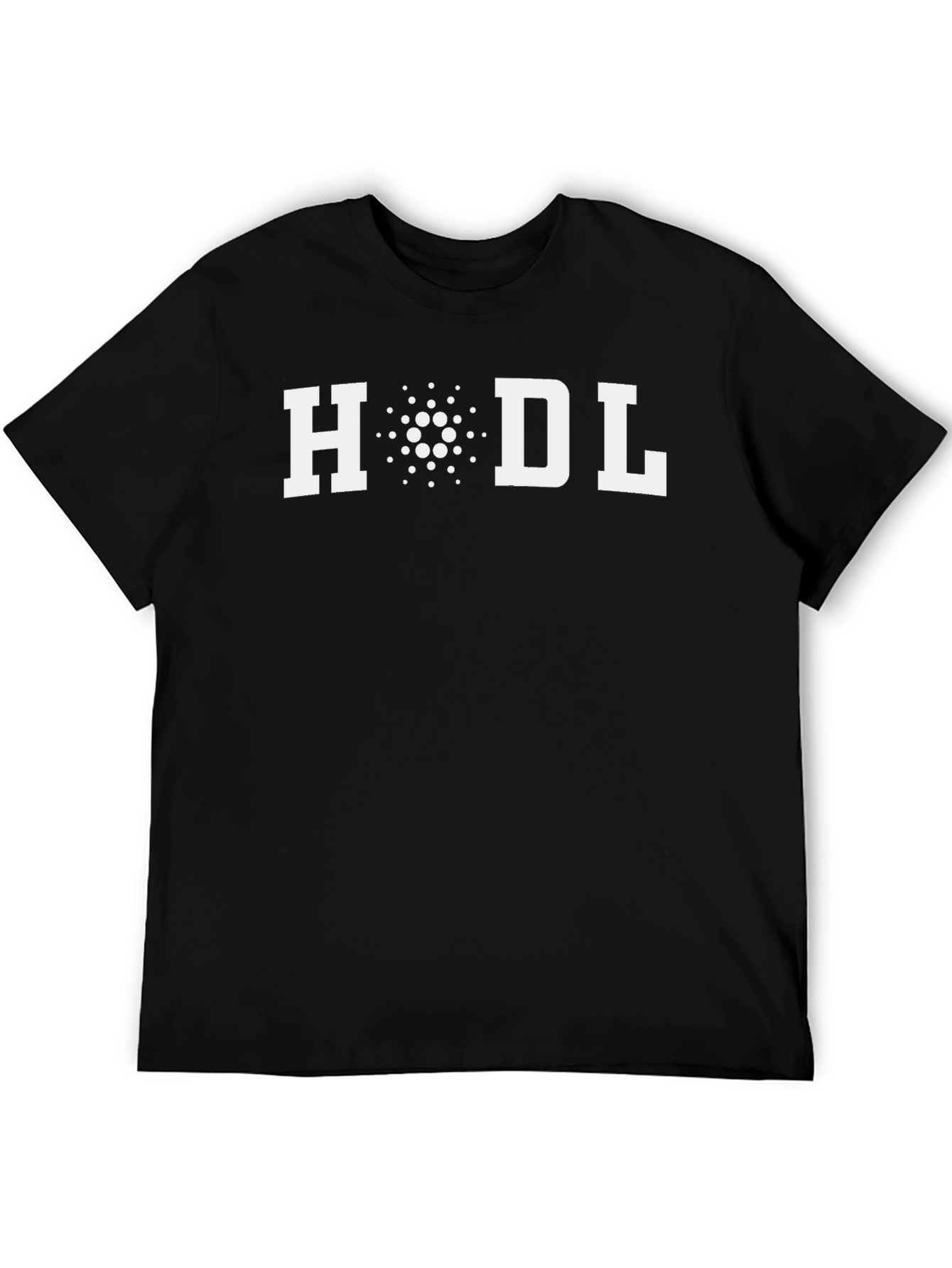 HODL Cardano Crypto Black T-Shirt