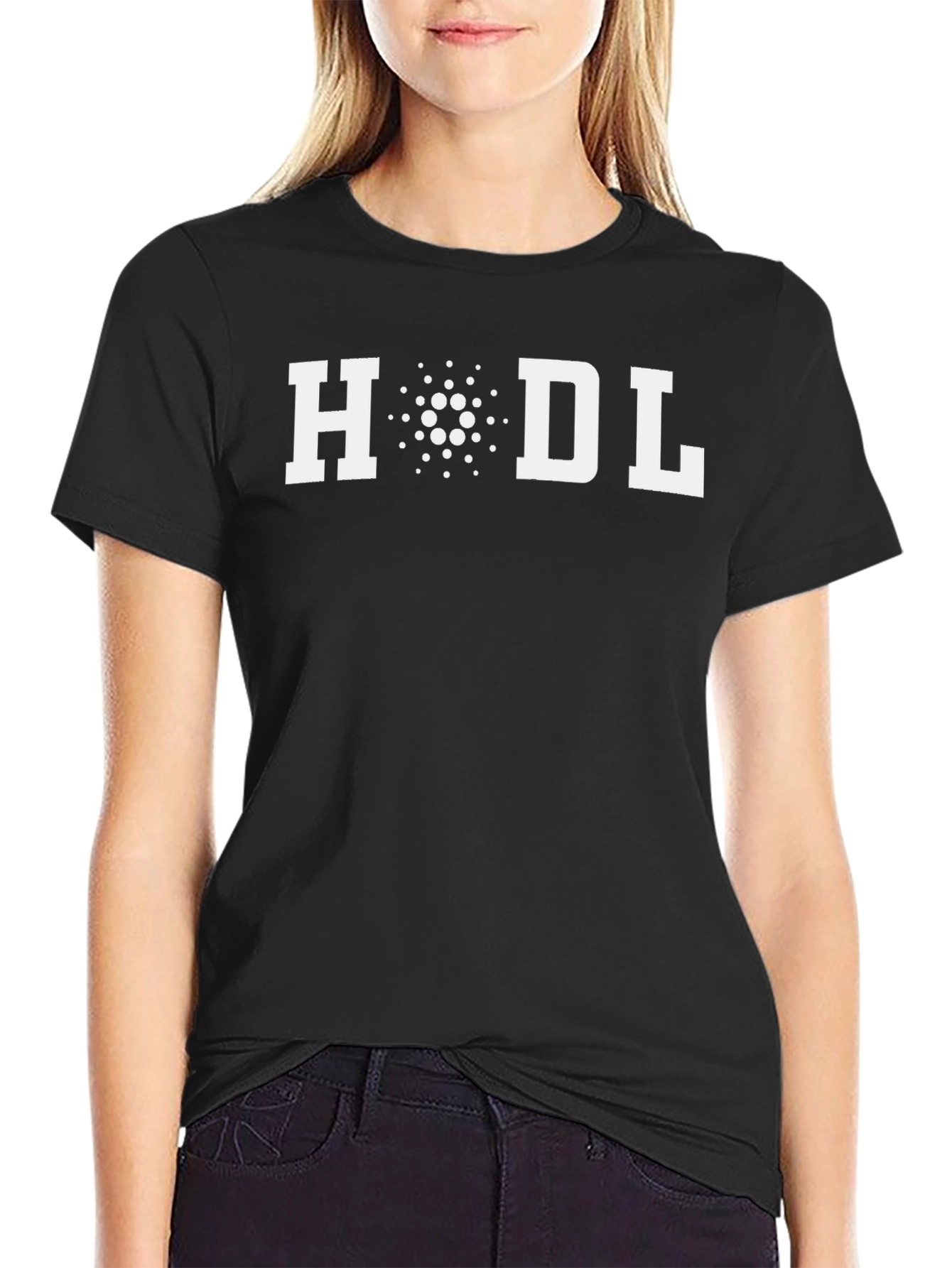 HODL Cardano Crypto Black T-Shirt