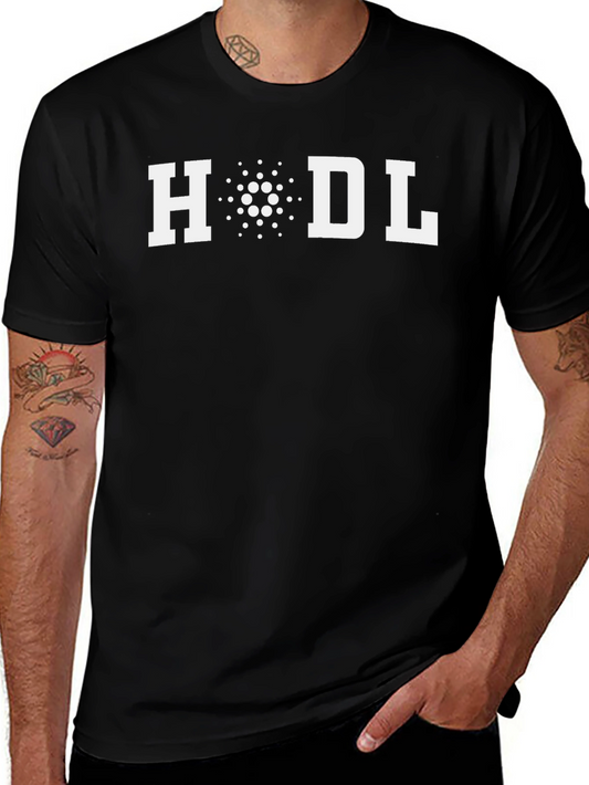 HODL Cardano Crypto Black T-Shirt