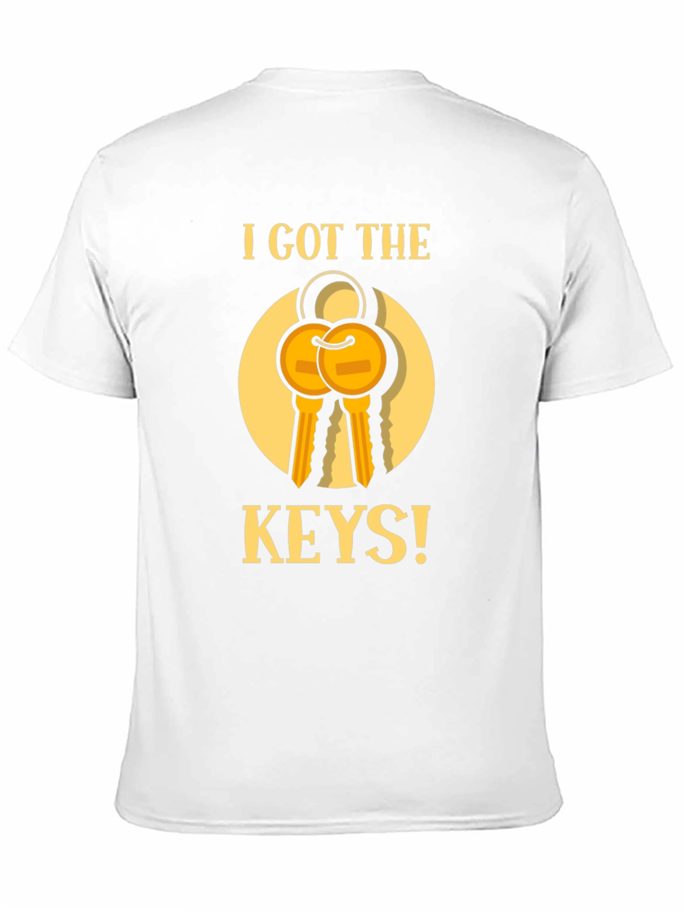 I Got The Keys Graphic T-Shirt - Black
