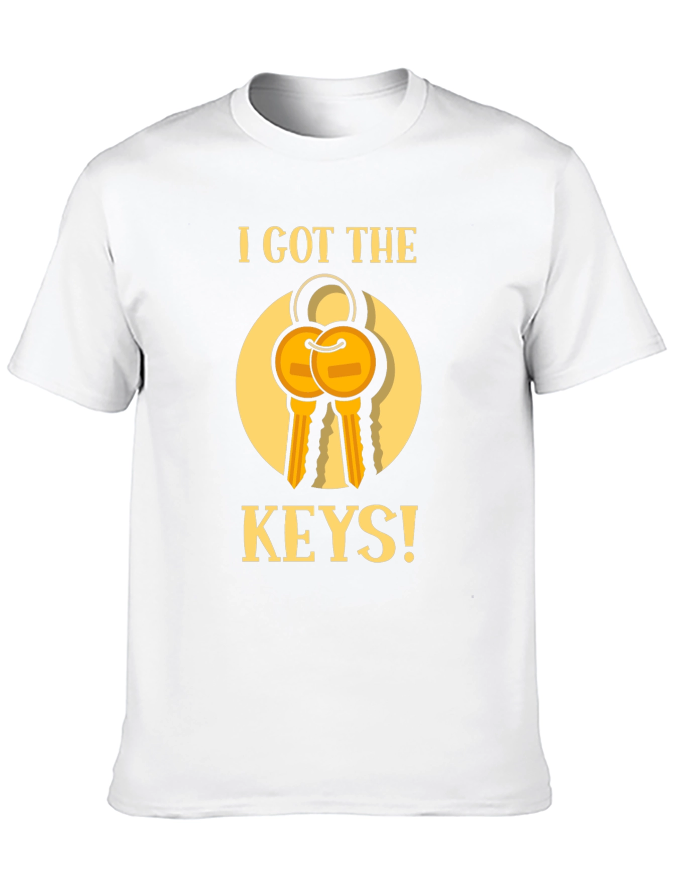 I Got The Keys Graphic T-Shirt - Black
