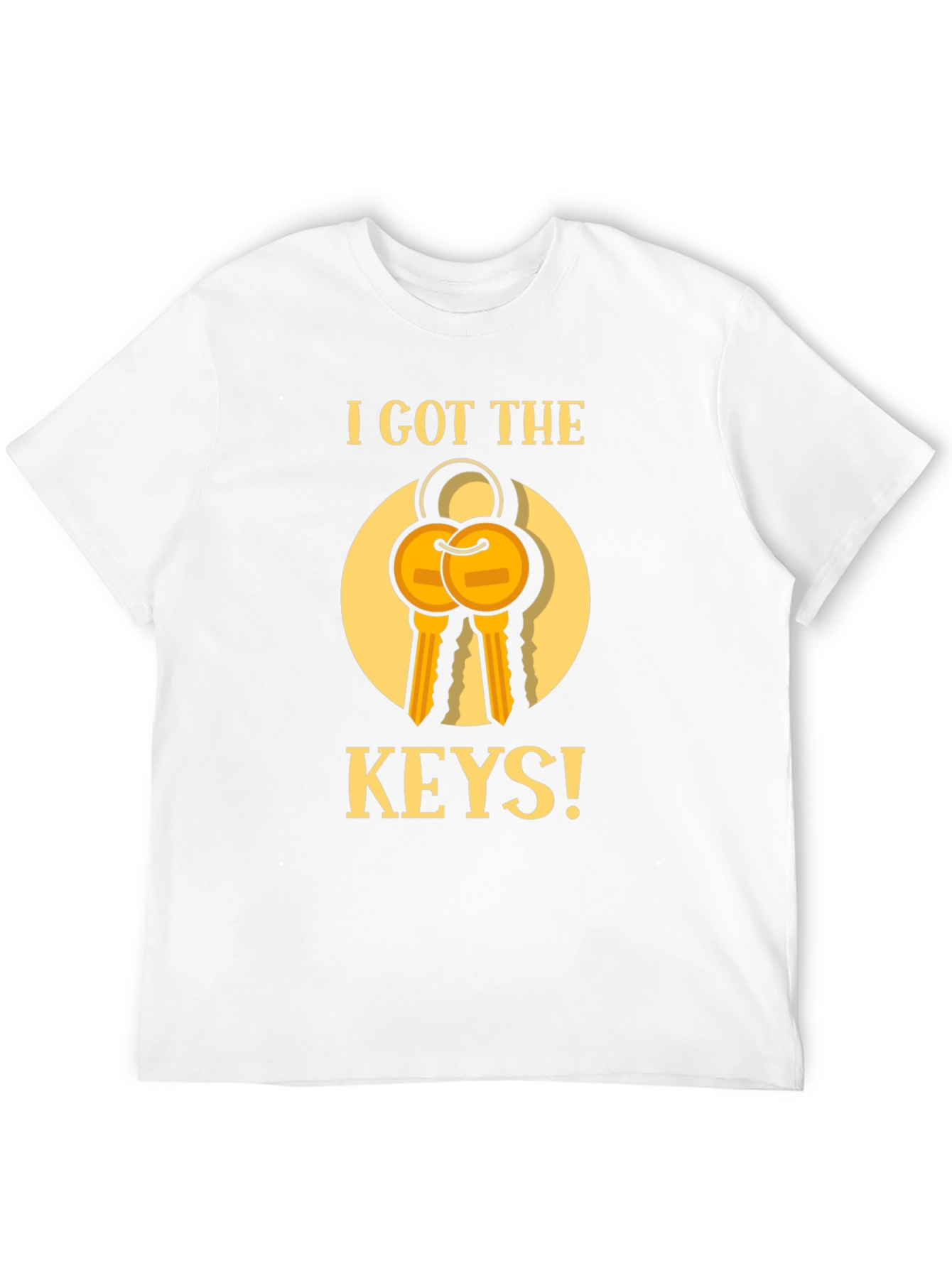 I Got The Keys Graphic T-Shirt - Black