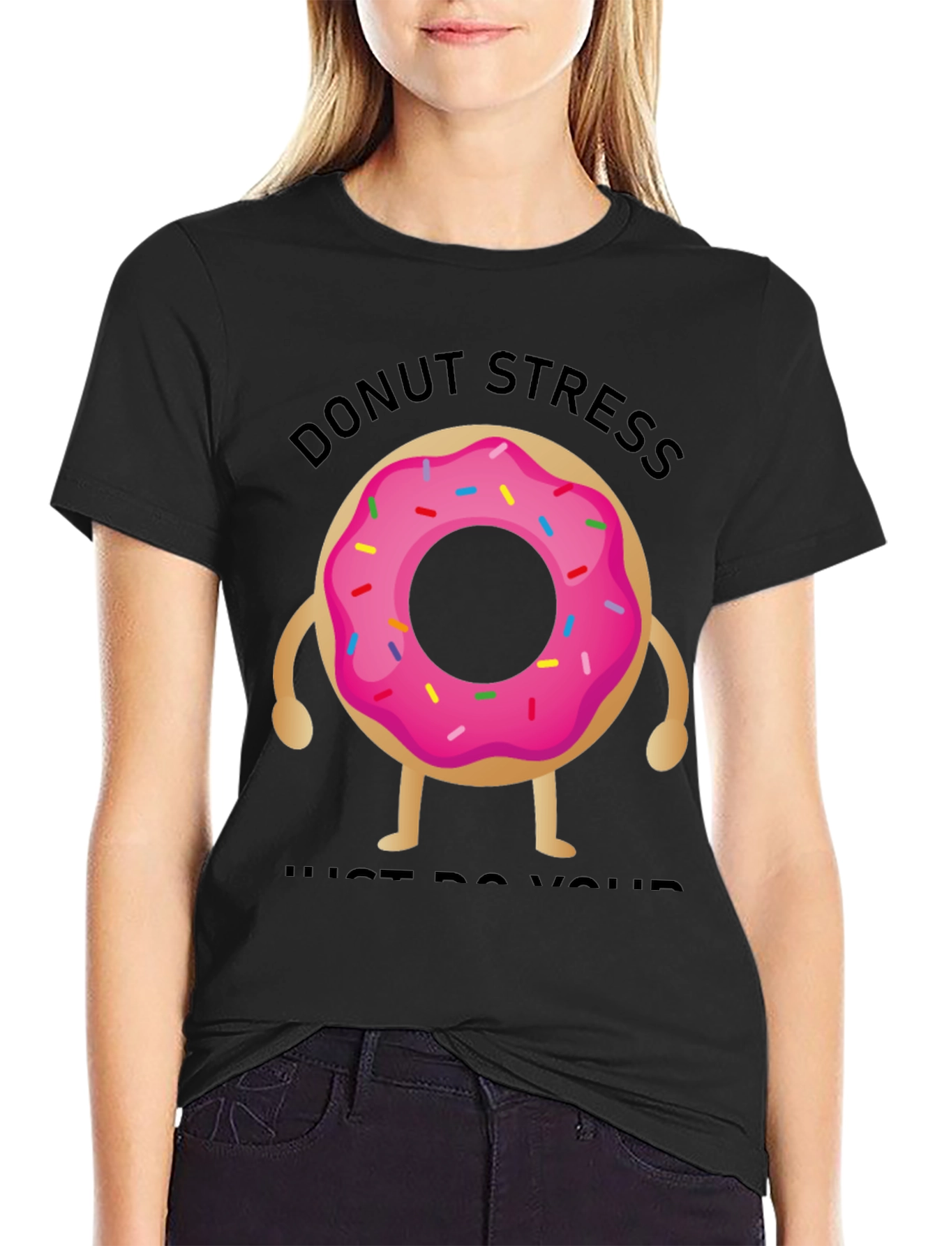 Donut Stress T-Shirt - Funny Graphic Tee