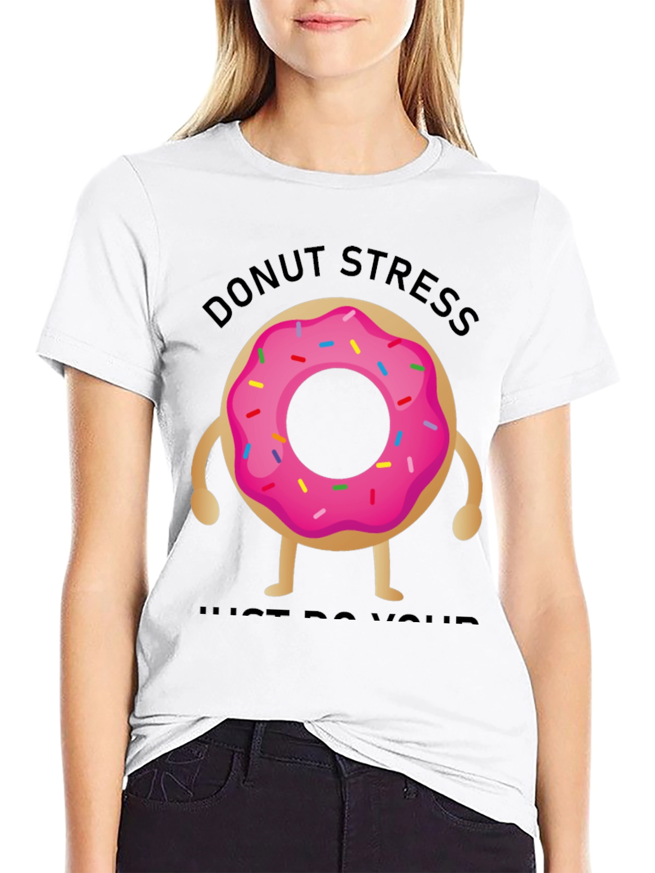 Donut Stress T-Shirt - Funny Graphic Tee