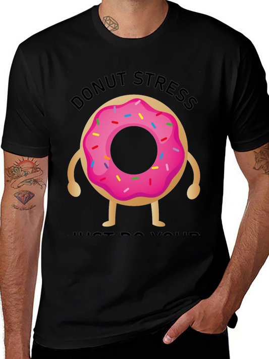 Donut Stress T-Shirt - Funny Graphic Tee
