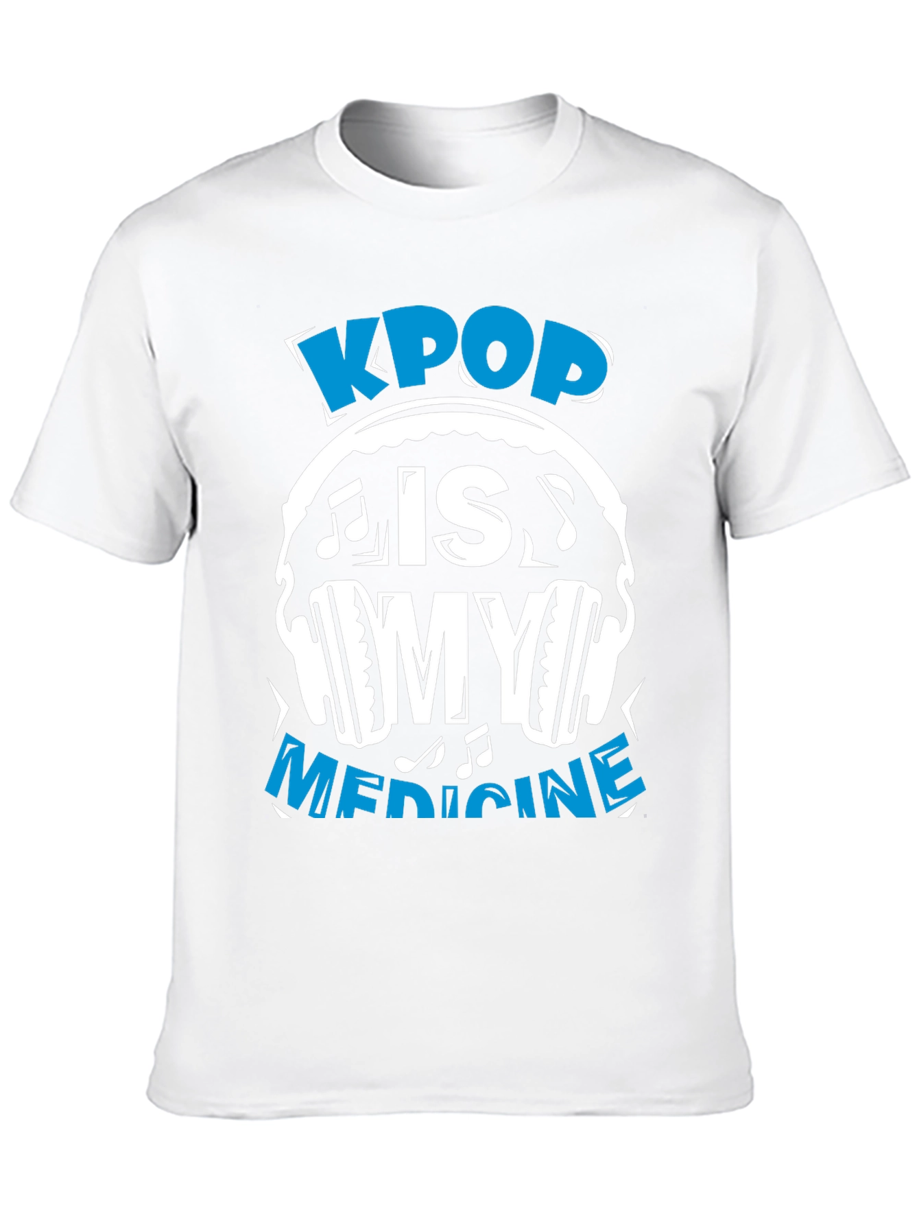 Kpop Is My Medicine Black Graphic Tee
