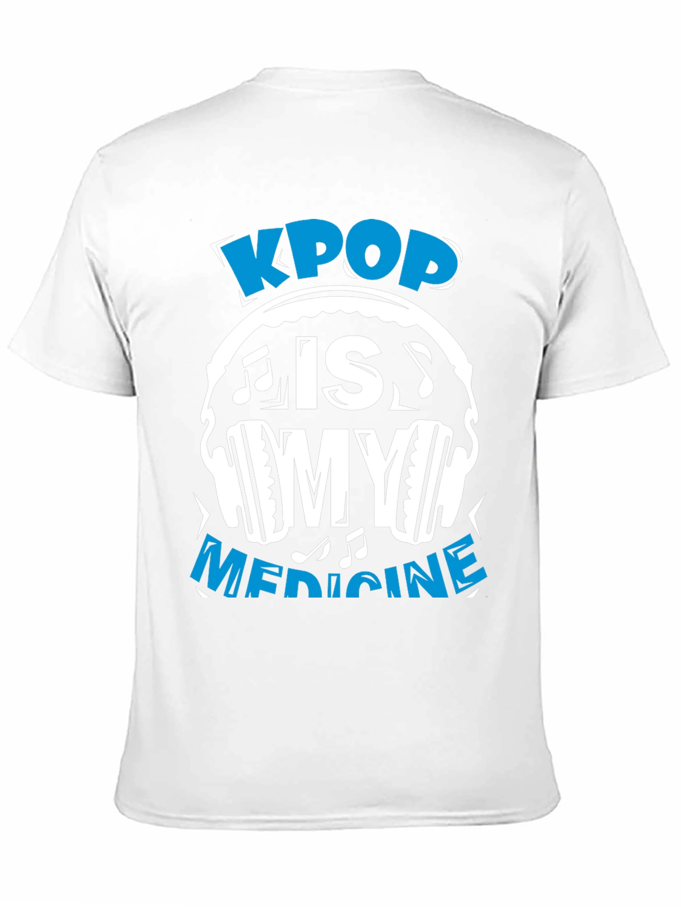 Kpop Is My Medicine Black Graphic Tee