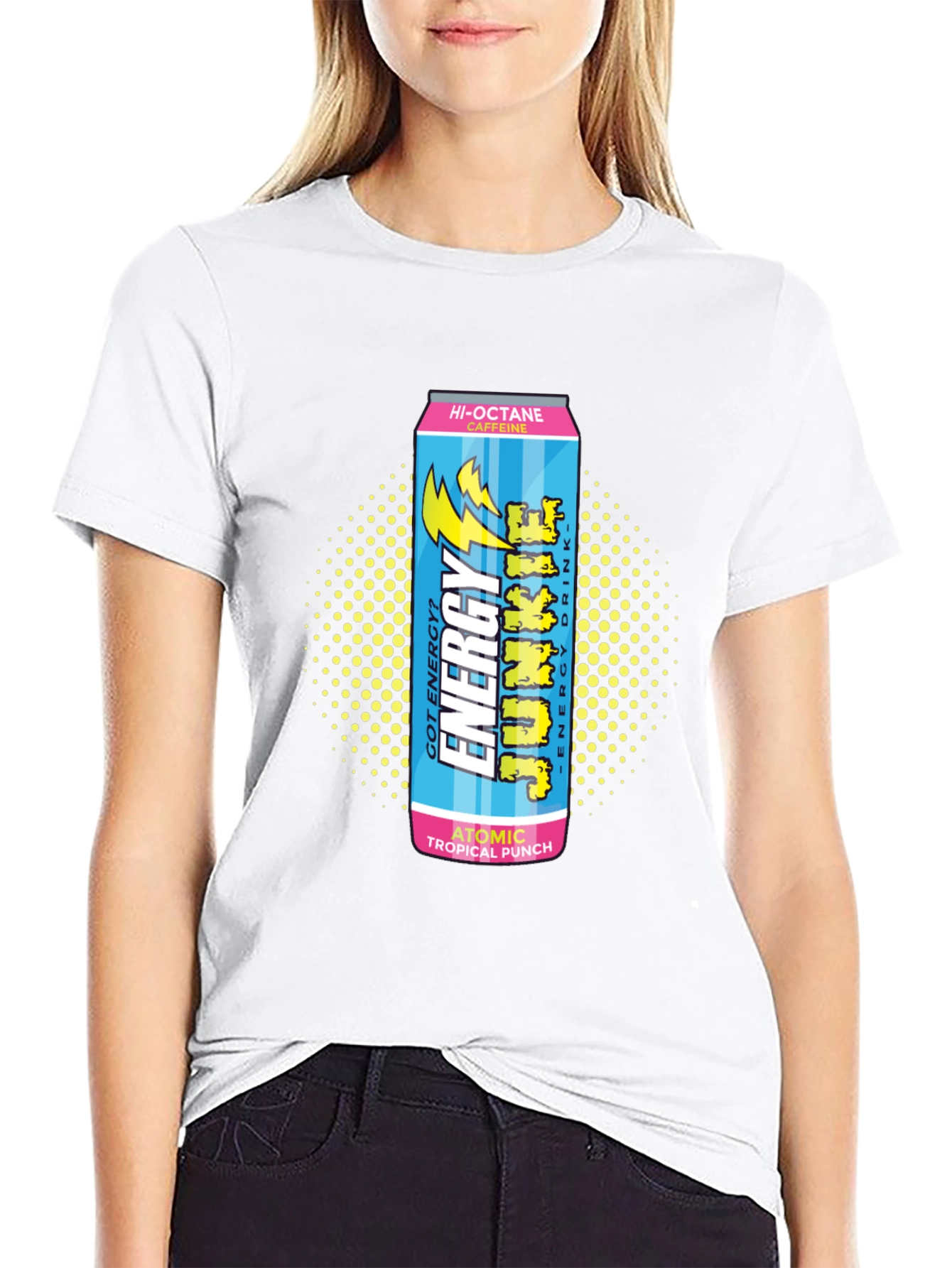 Energy Junkie Graphic Black T-Shirt