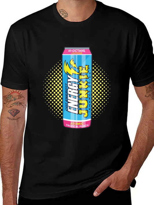 Energy Junkie Graphic Black T-Shirt