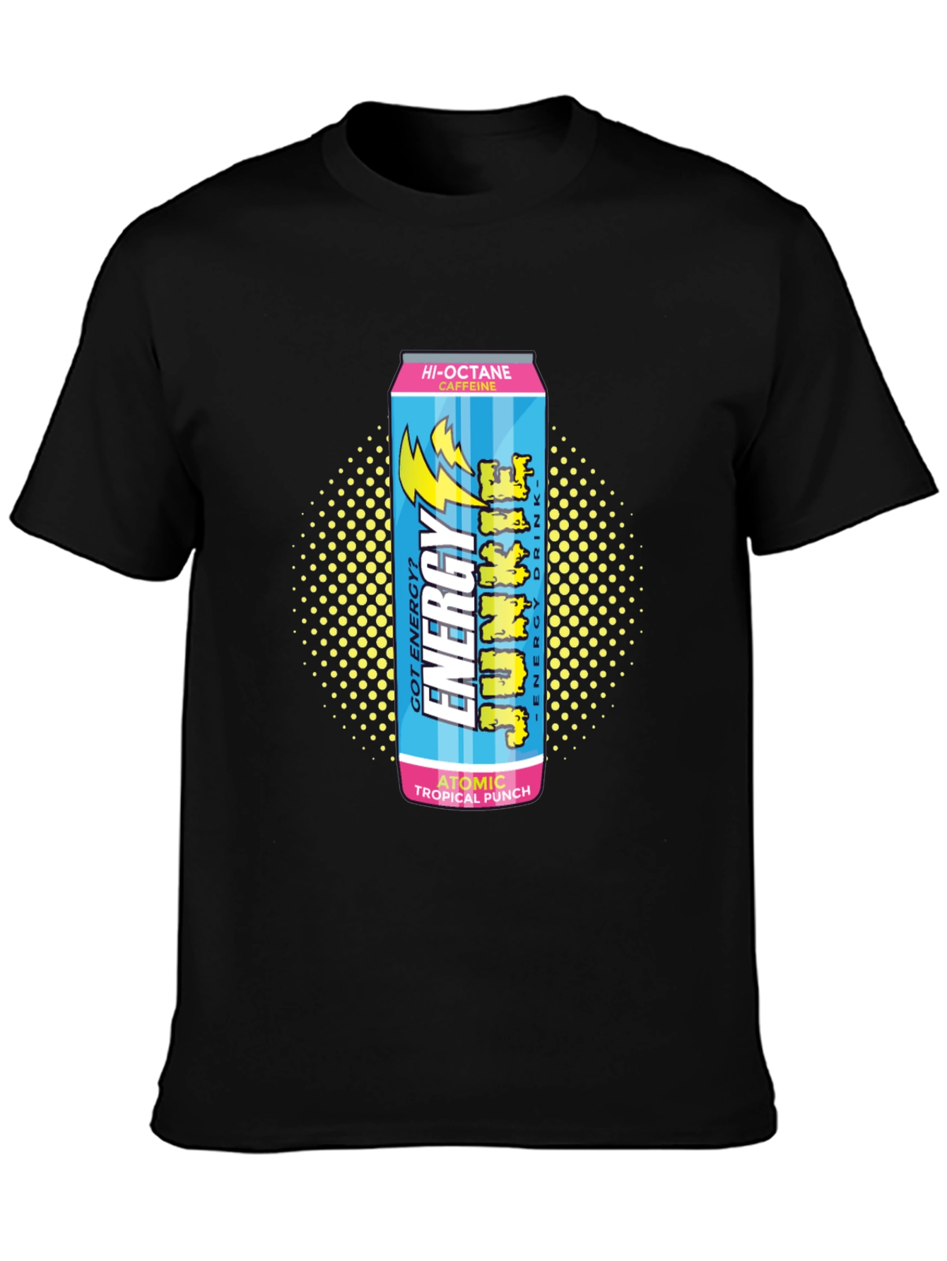 Energy Junkie Graphic Black T-Shirt