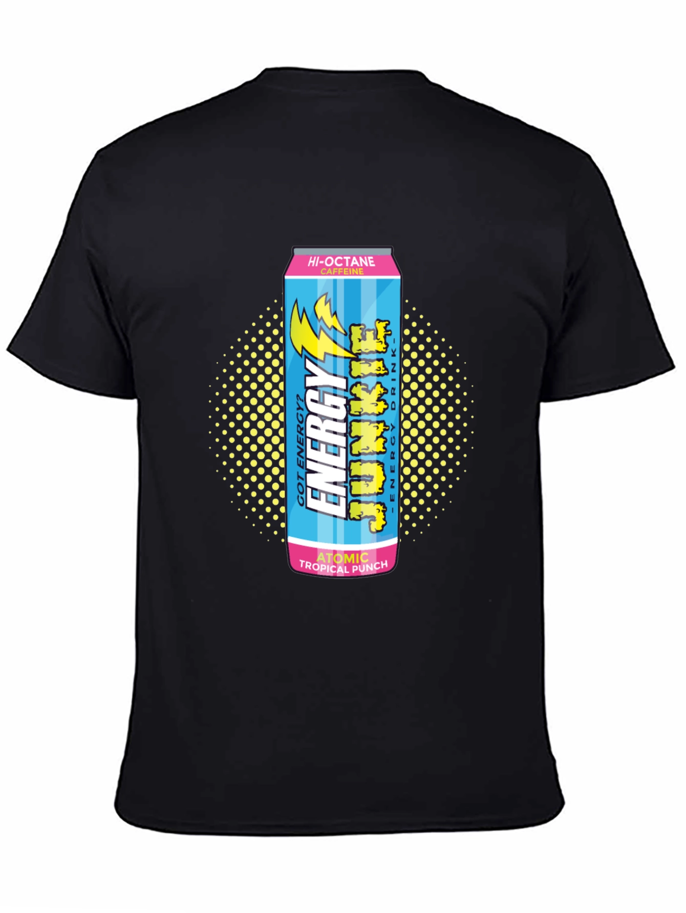 Energy Junkie Graphic Black T-Shirt