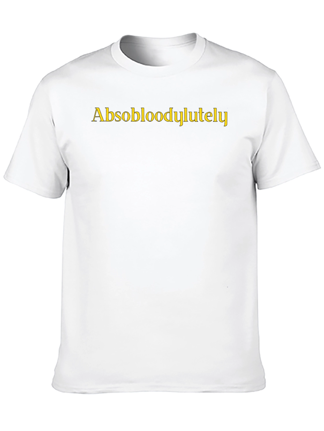 Absobloodylutely Graphic T-Shirt - Black