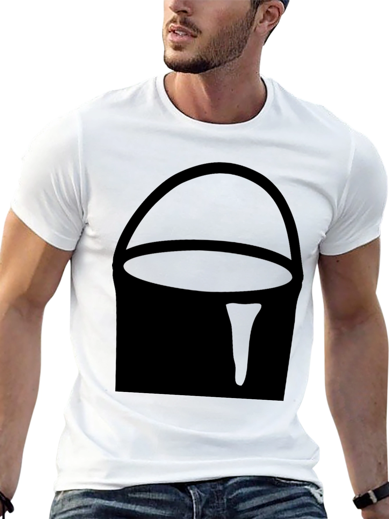 Paint Bucket Graphic Tee - Black