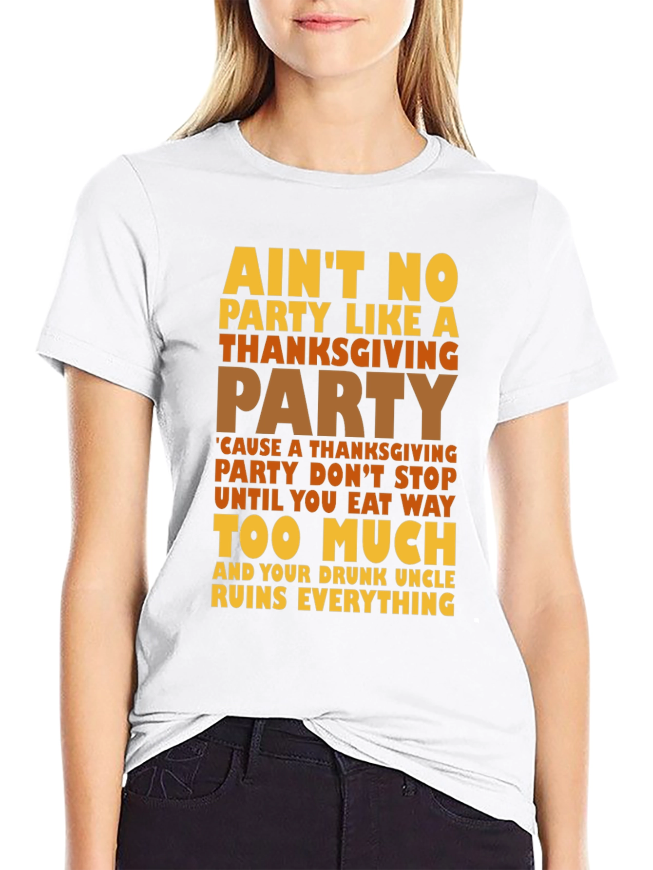 Thanksgiving Party T-Shirt - Funny Holiday Tee