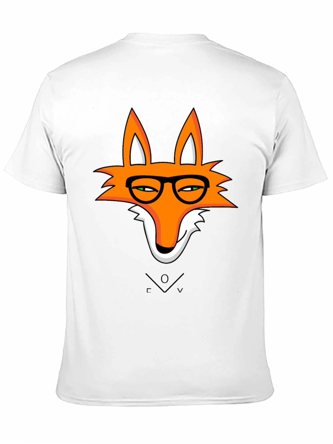 Fox With Glasses Graphic T-Shirt