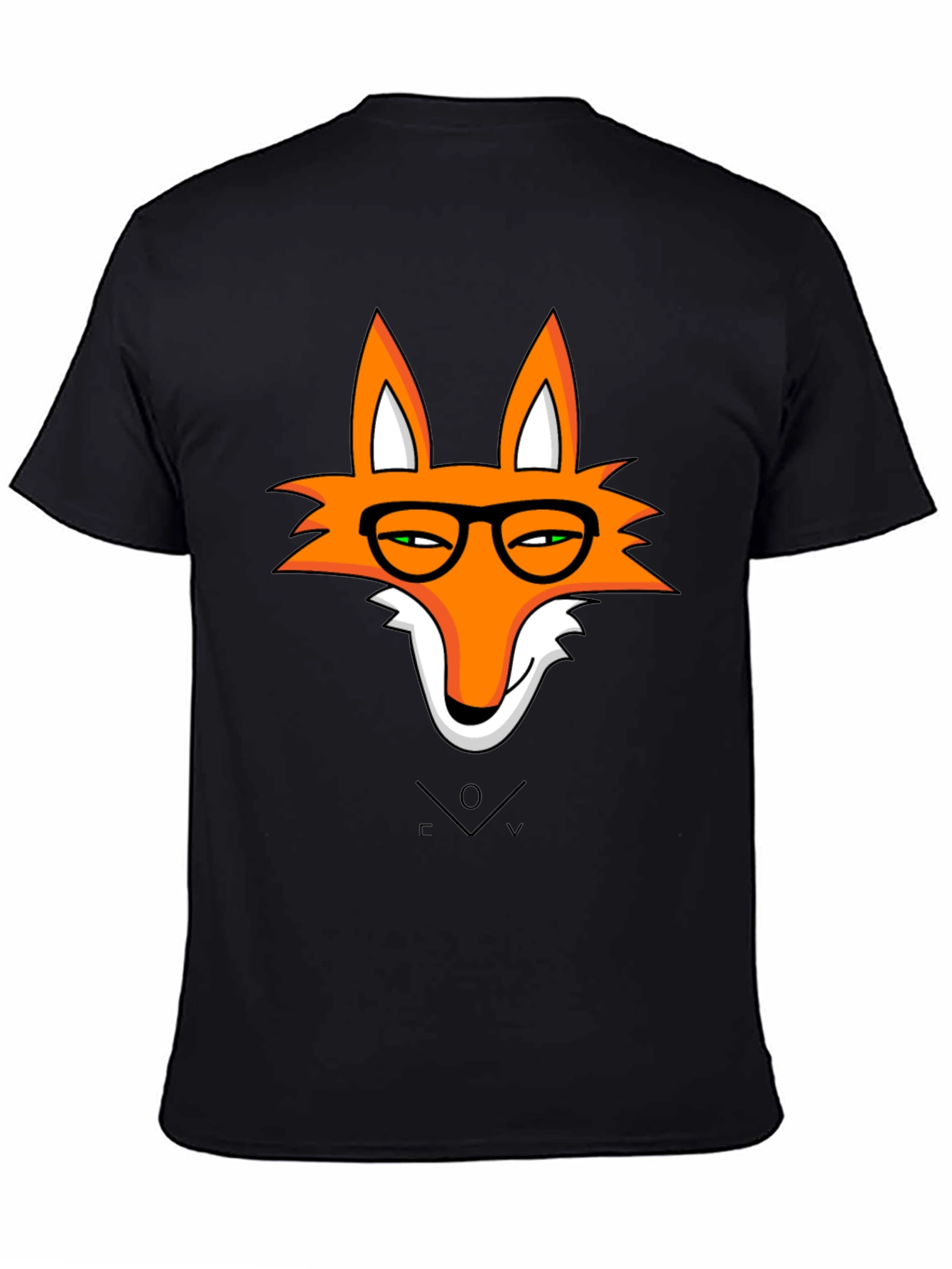 Fox With Glasses Graphic T-Shirt