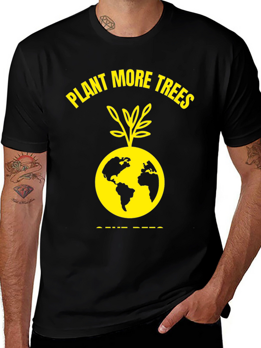 Plant More Trees Graphic Tee - Eco Friendly Unisex Shirt