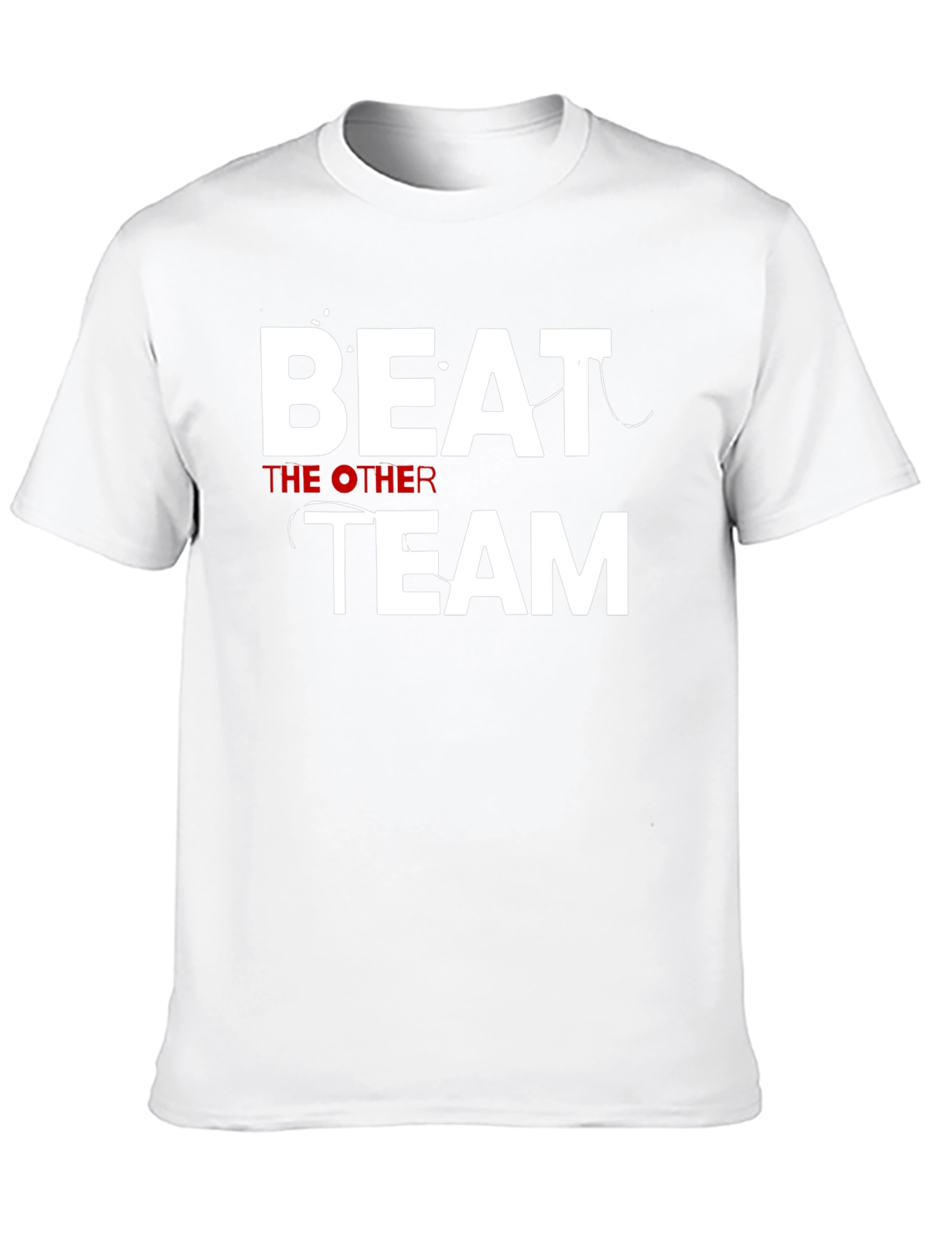 Beat The Other Team Black Graphic Tee