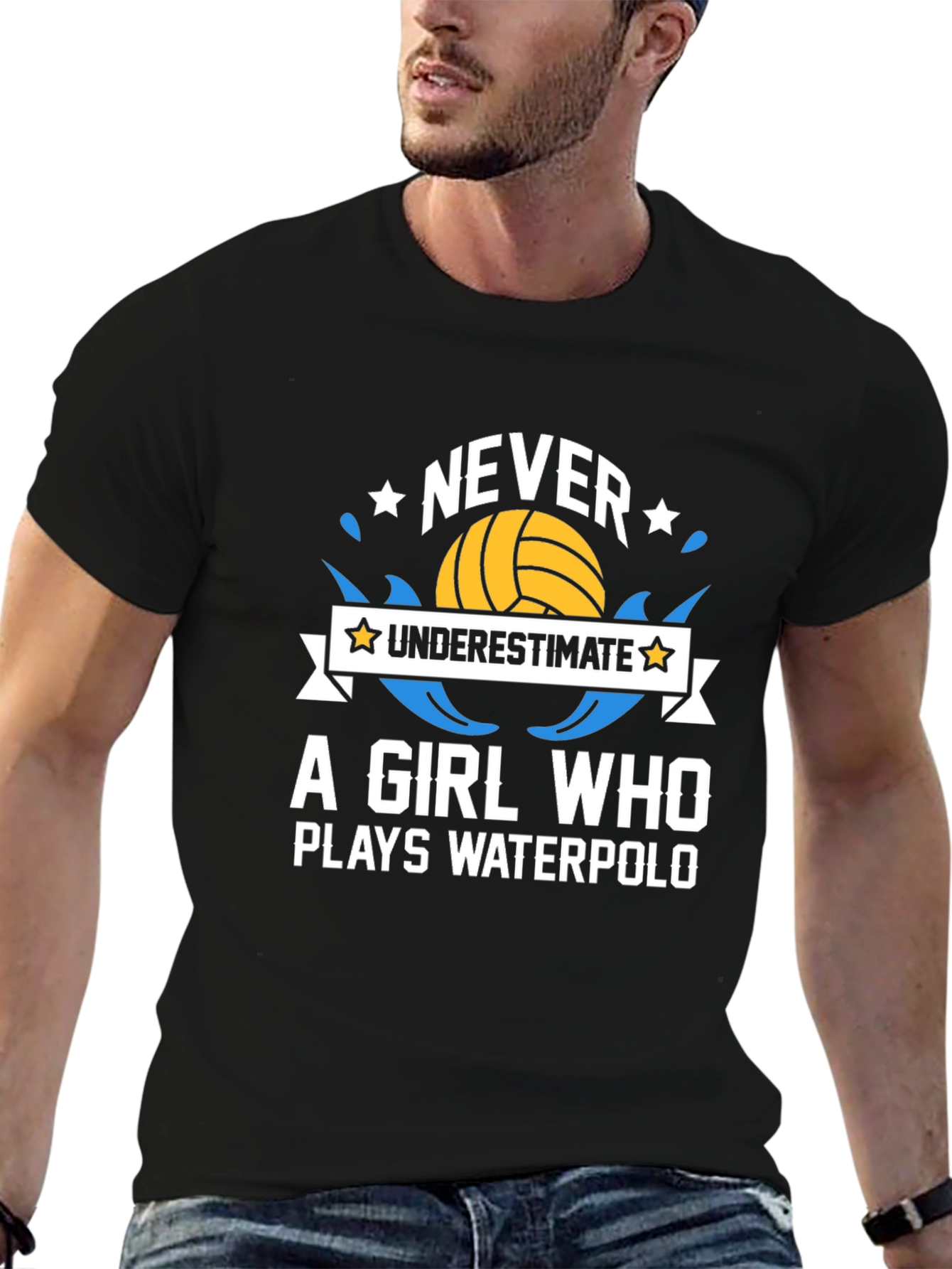 Never Underestimate Waterpolo Girls T-Shirt