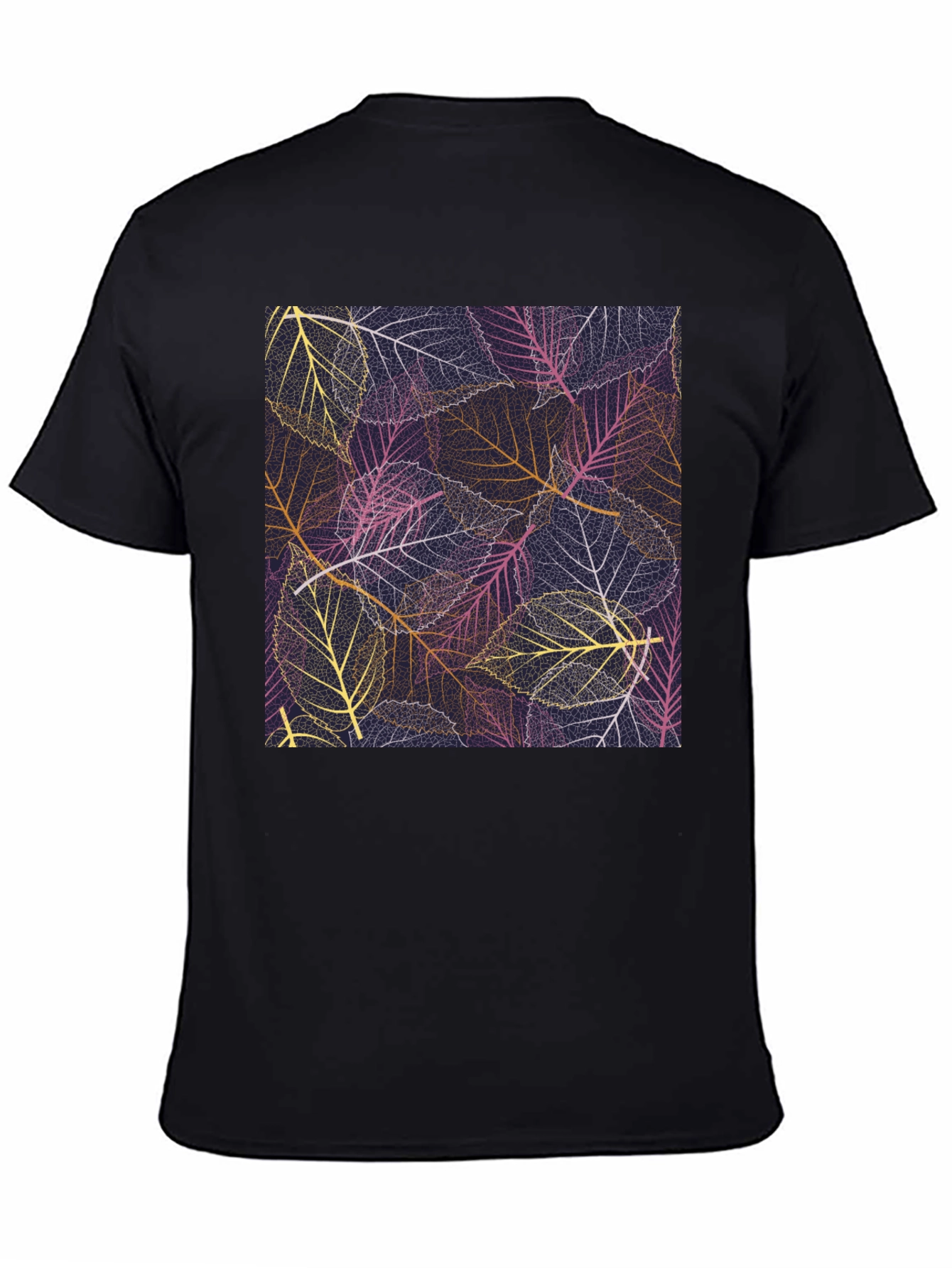 Leaf Pattern Graphic Tee