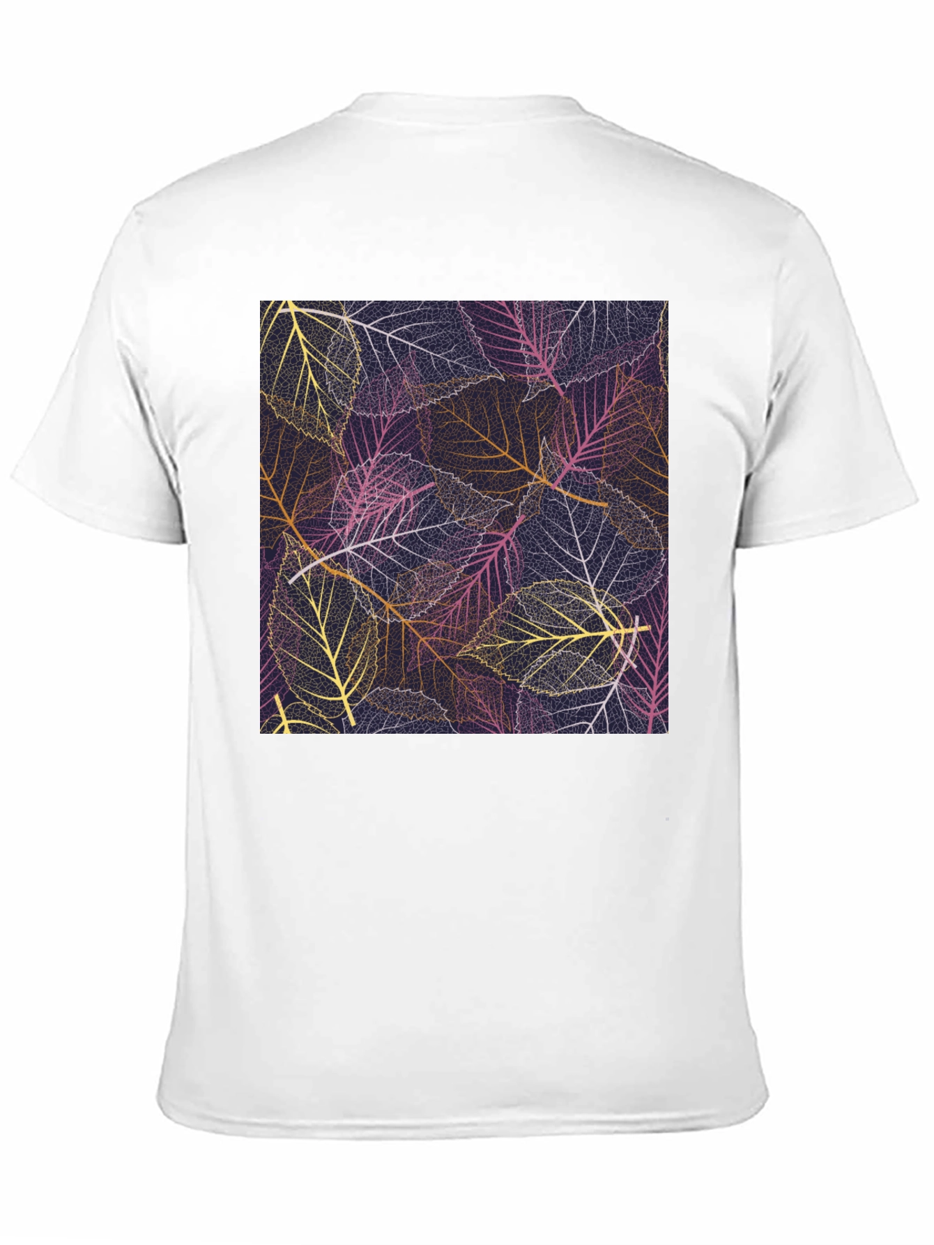 Leaf Pattern Graphic Tee