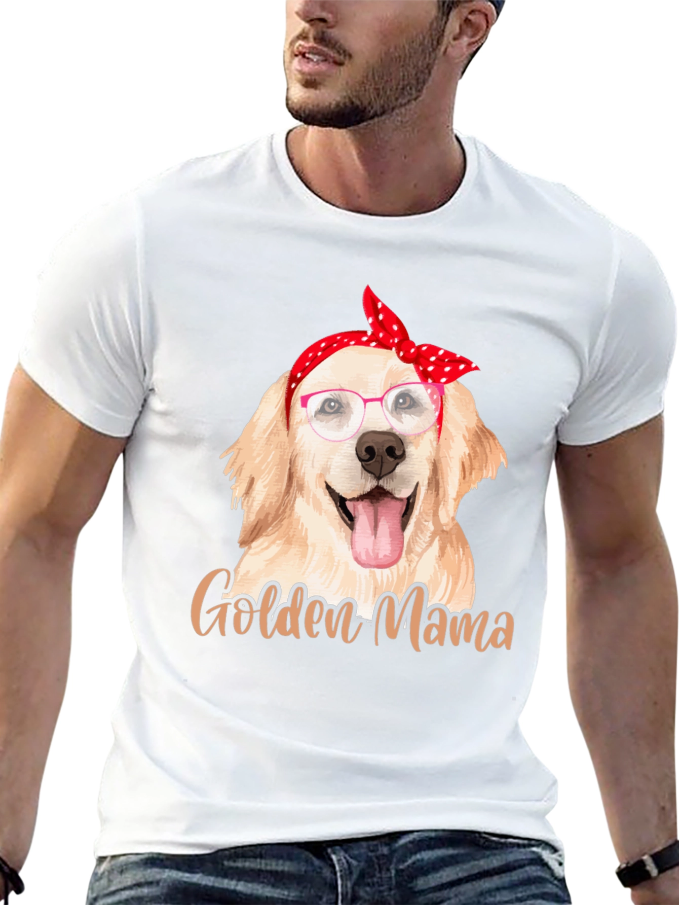 Golden Mama Dog Lover T-Shirt