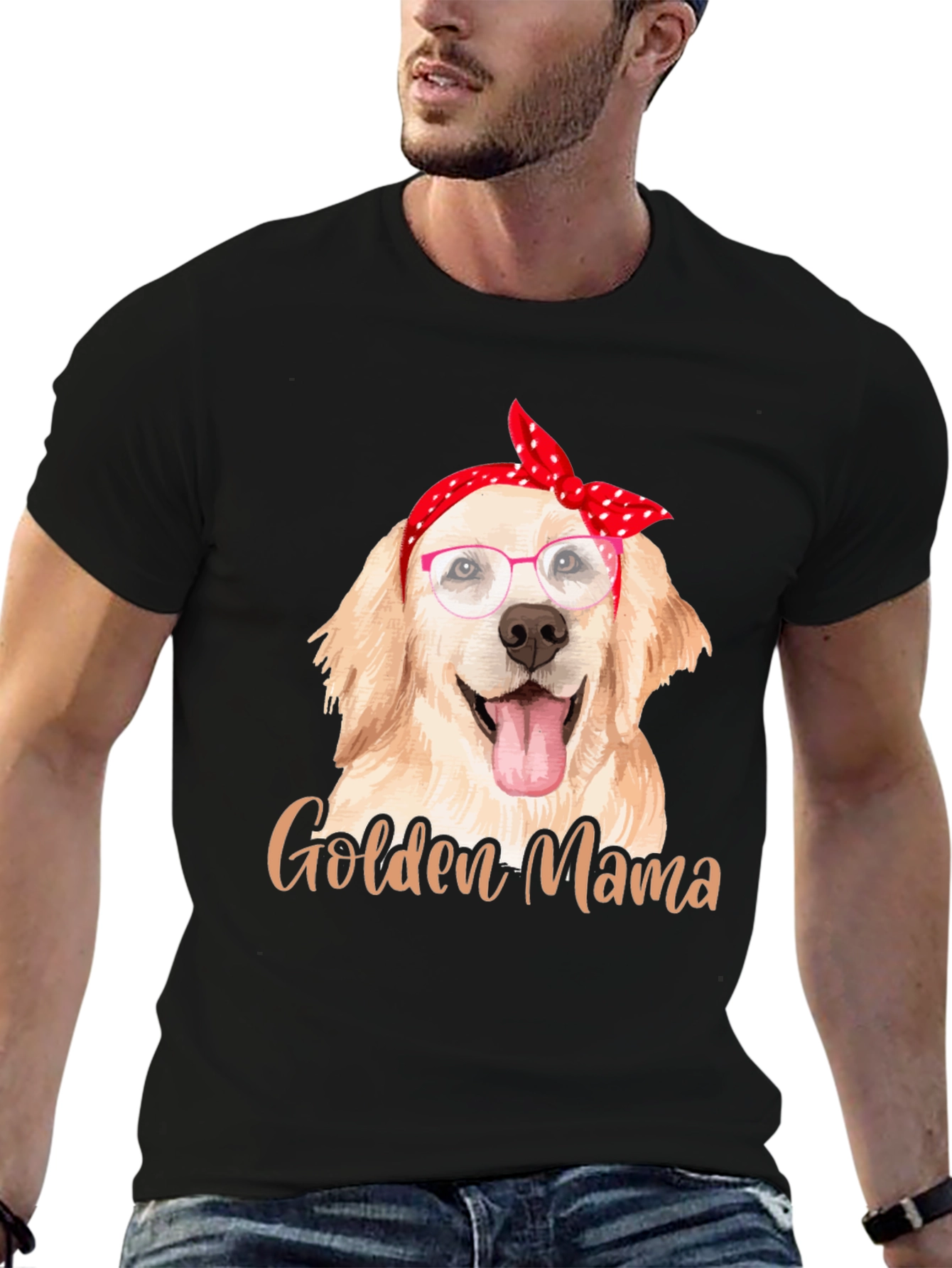 Golden Mama Dog Lover T-Shirt