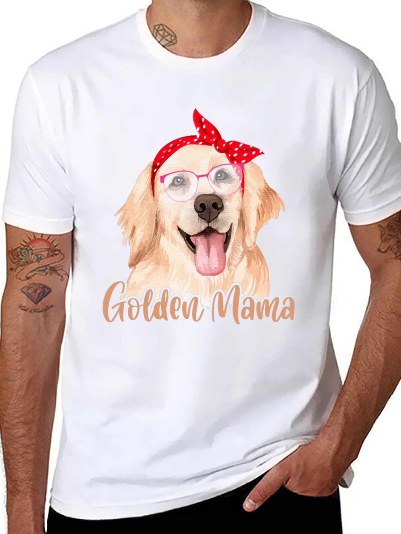 Golden Mama Dog Lover T-Shirt