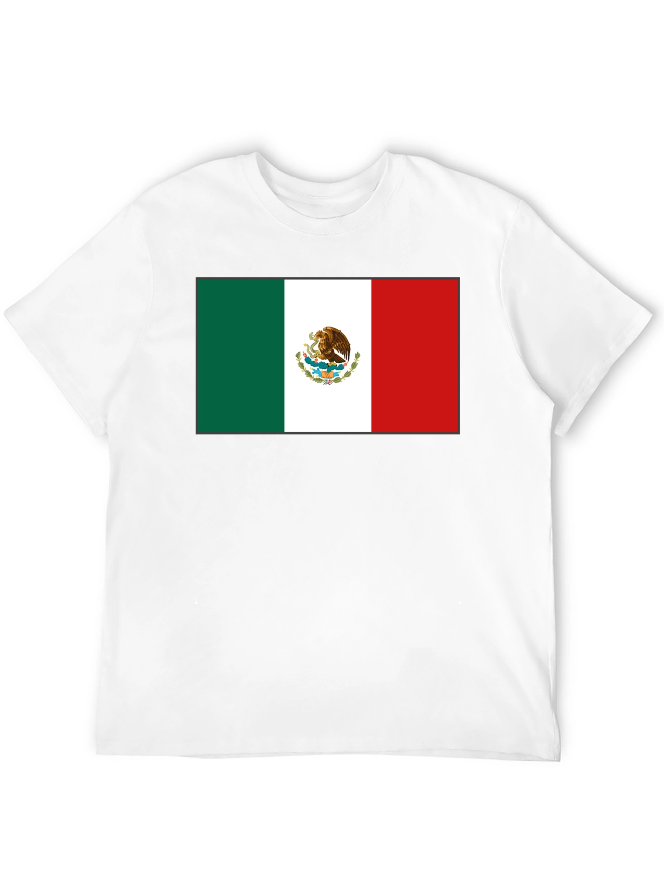 Mexico Flag T-Shirt - Black Graphic Tee
